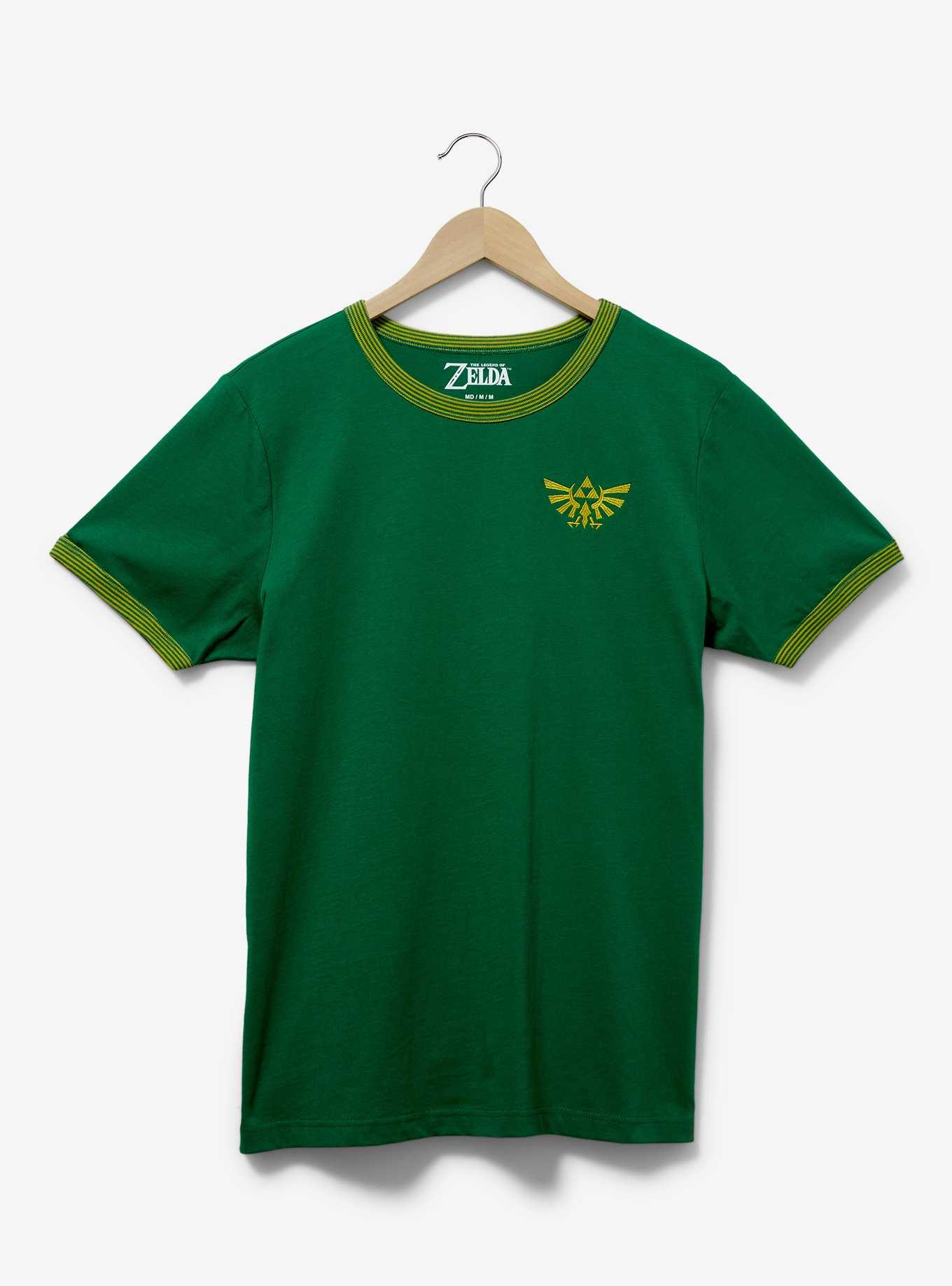Nintendo The Legend of Zelda Royal Crest Ringer T-Shirt - BoxLunch Exclusive, , hi-res