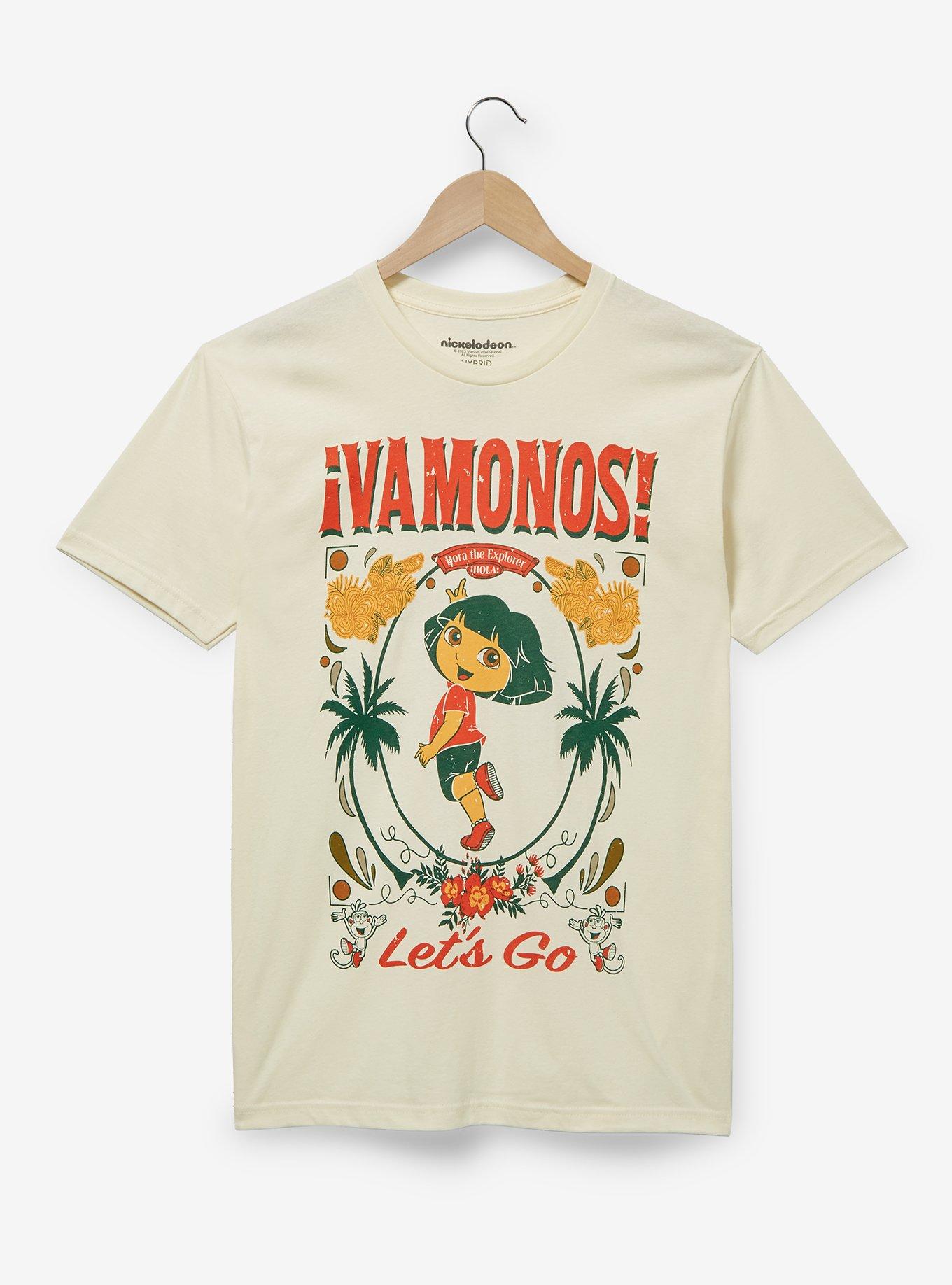 Nickelodeon Dora the Explorer Tonal Portrait T-Shirt - BoxLunch Exclusive, , hi-res