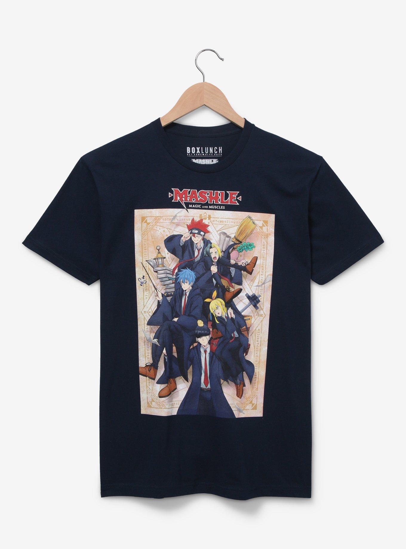 Mashle Group Portrait T-Shirt - BoxLunch Exclusive, NAVY, hi-res