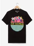 Zom 100: Bucket List of the Dead Group Portrait T-Shirt - BoxLunch Exclusive, BLACK, hi-res