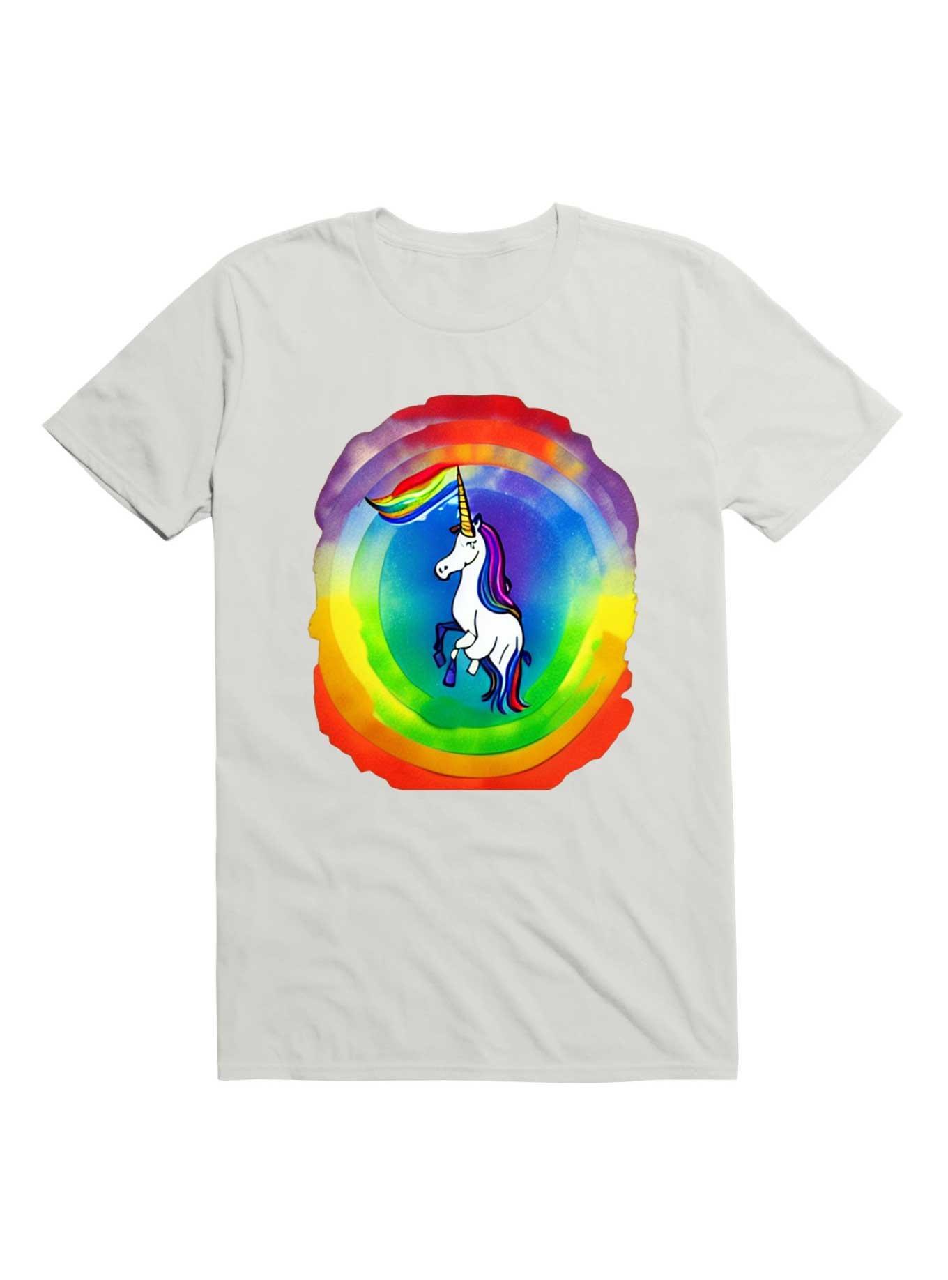 A Rainbow Unicorn In The Style Of Salvador Dali T-Shirt