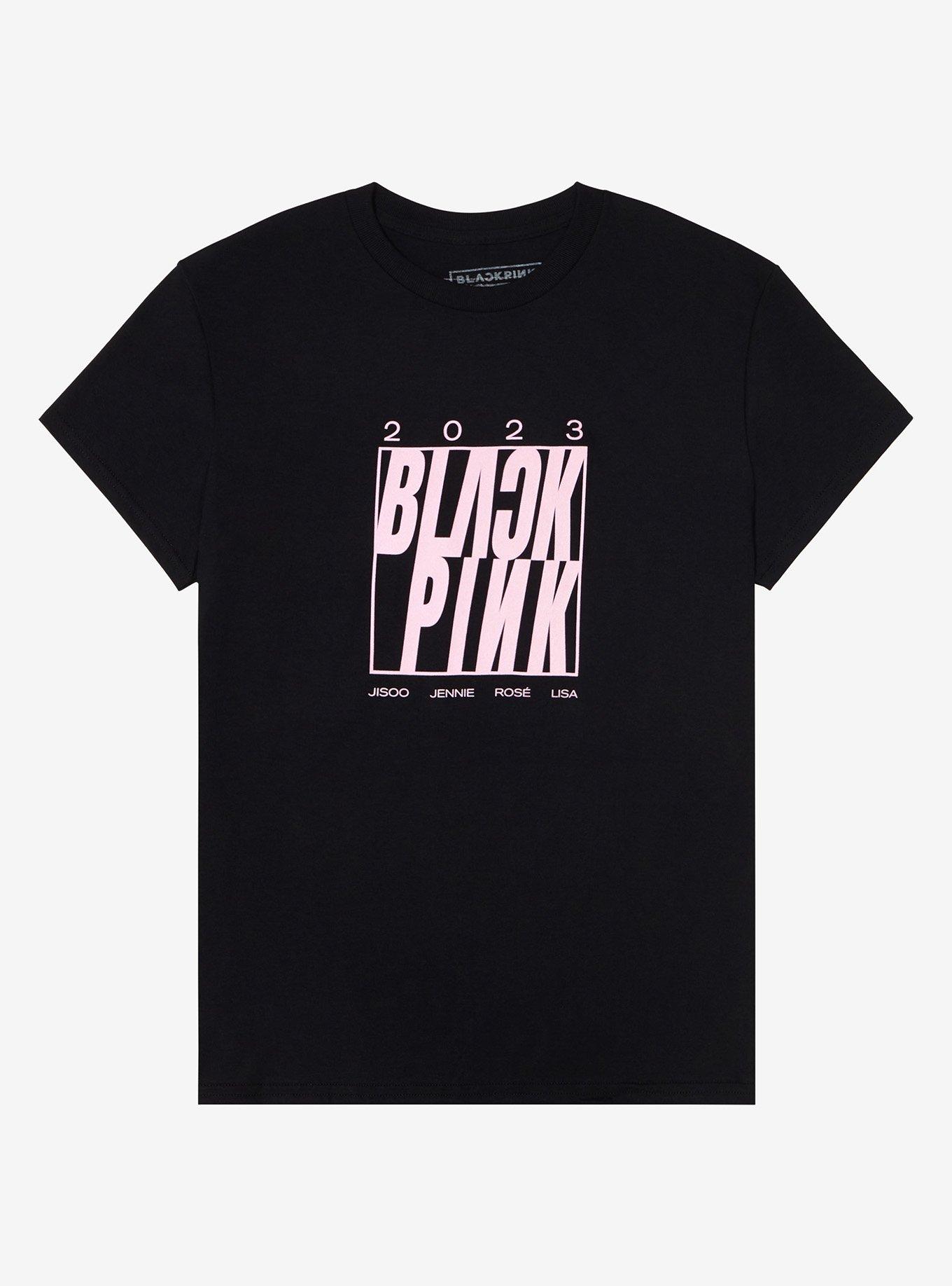 BlackPink T Shirt Shut Down Photo Grid Band Logo new Official Unisex Black