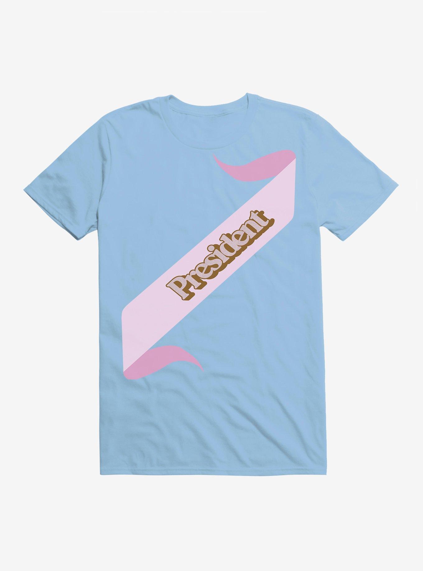Barbie The Movie President Sash T-Shirt, LIGHT BLUE, hi-res