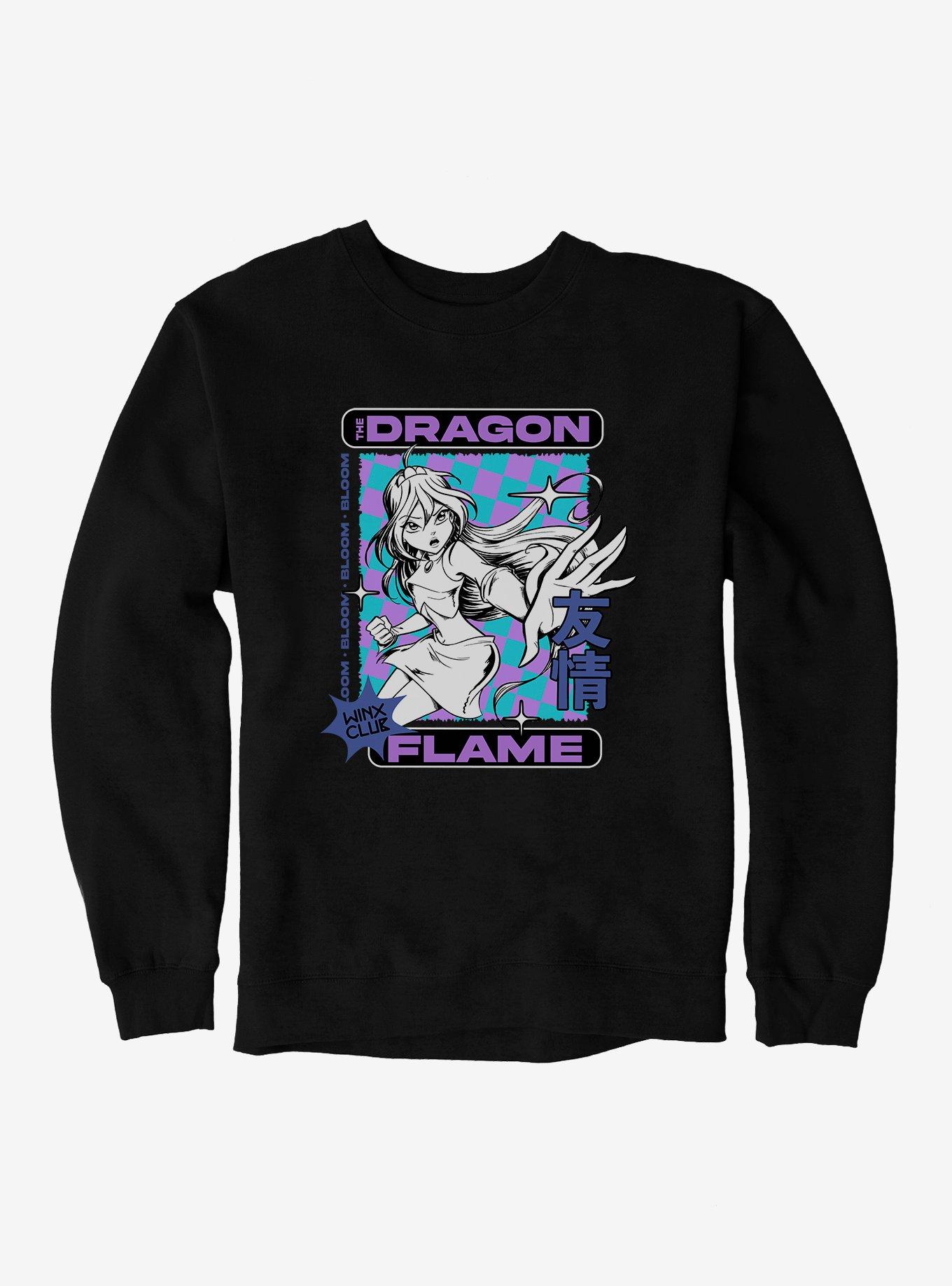 Winx Club Bloom The Dragon Flame Sweatshirt, BLACK, hi-res