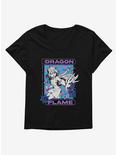 Winx Club Bloom The Dragon Flame Womens T-Shirt Plus Size, BLACK, hi-res