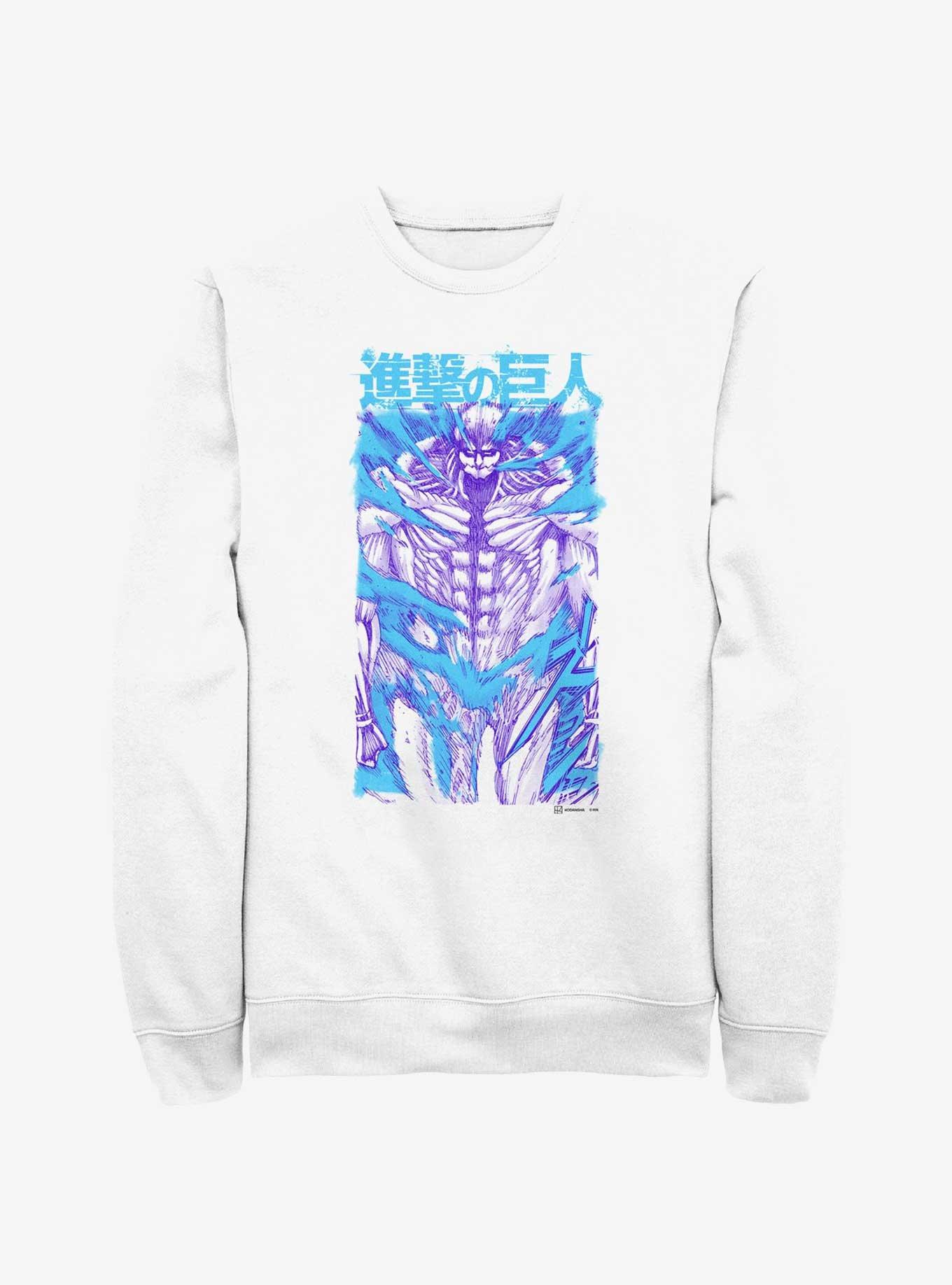 Attack On Titan Armored Titan Overlay Sweatshirt, , hi-res