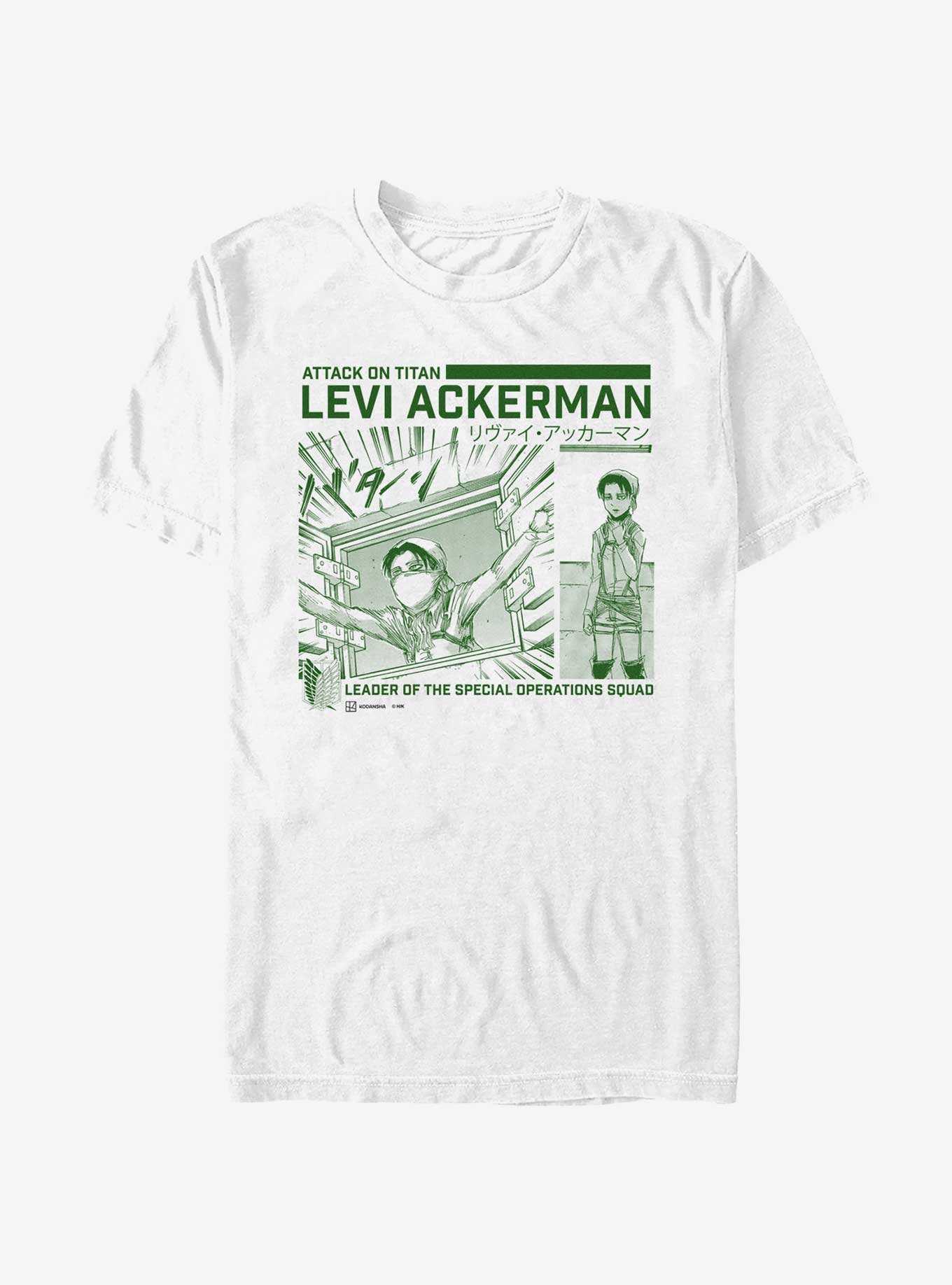 Attack On Titan Special Operations Squad Levi Ackerman T-Shirt, , hi-res