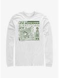 Attack On Titan Special Operations Squad Levi Ackerman Long-Sleeve T-Shirt, WHITE, hi-res