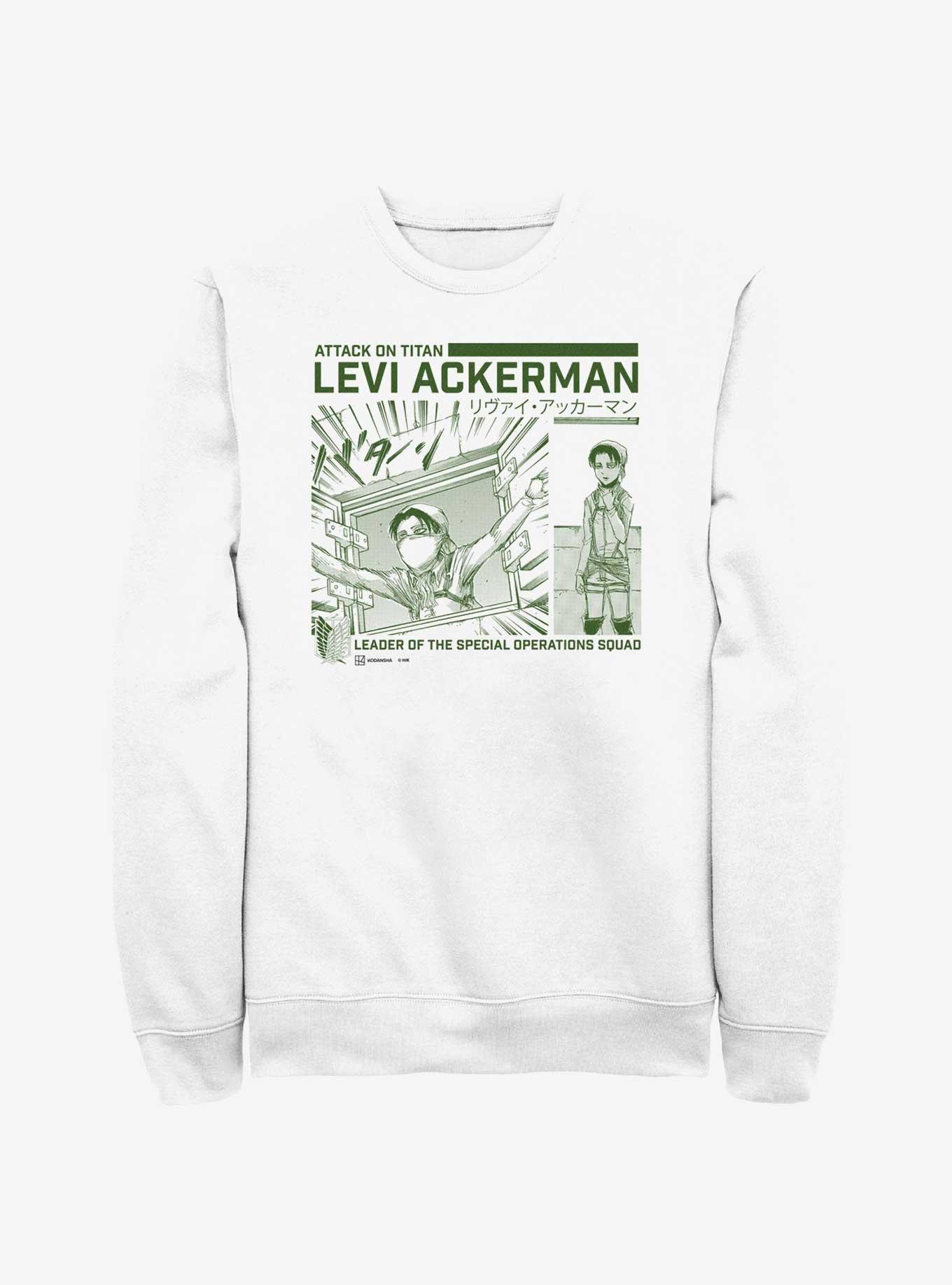 Attack On Titan Special Operations Squad Levi Ackerman Sweatshirt, , hi-res