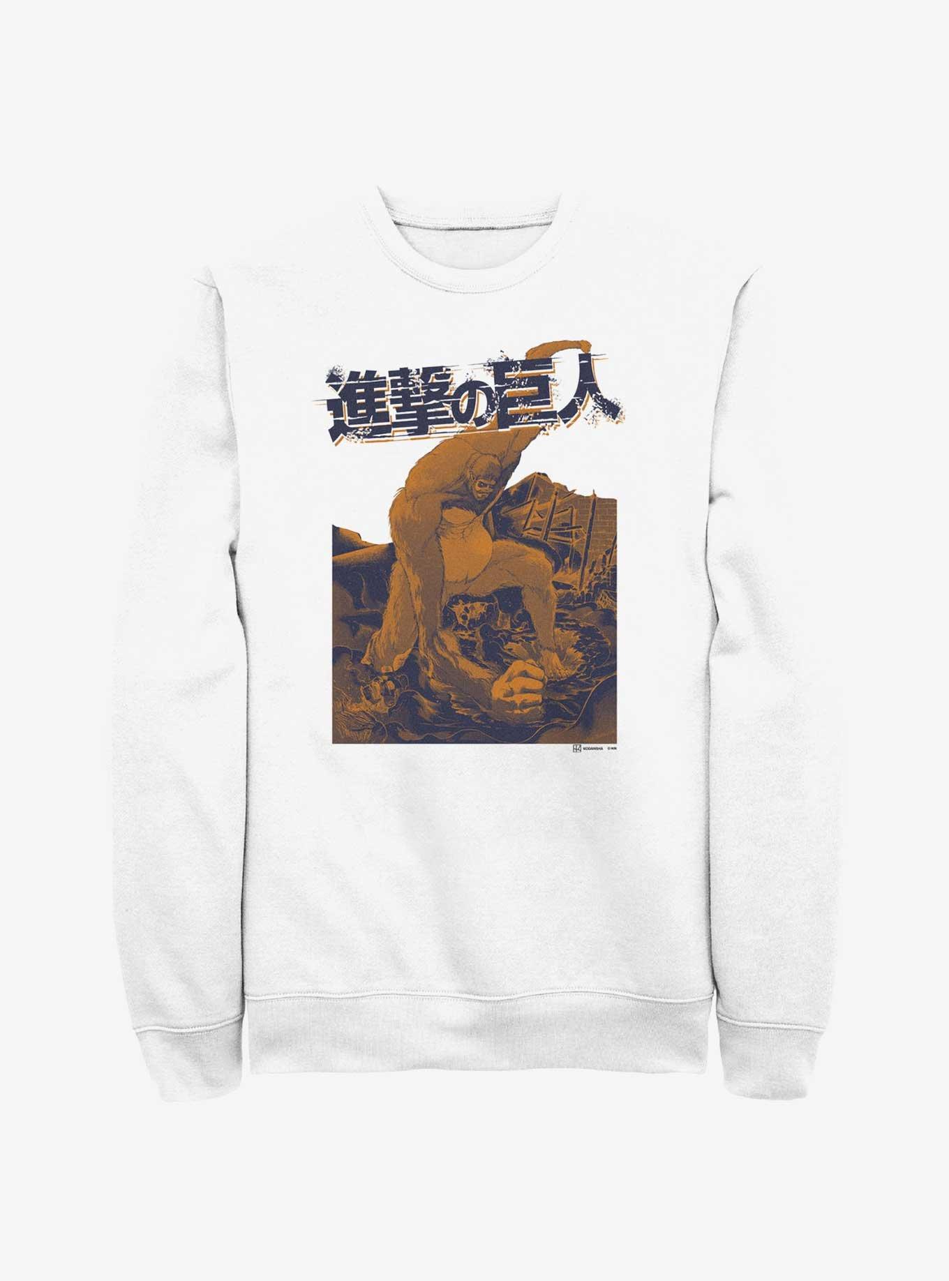 Attack On Titan Beast Titan Sweatshirt, , hi-res