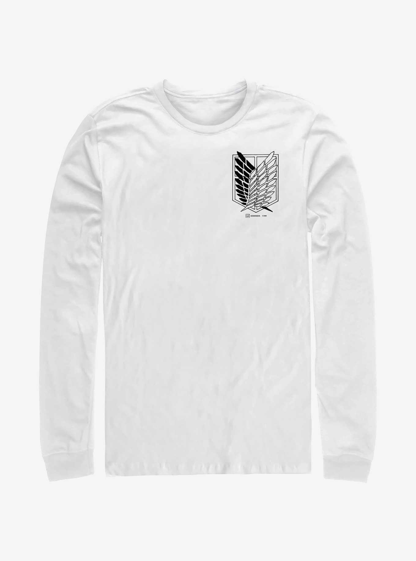 Attack on titan long sleeve cheap shirt