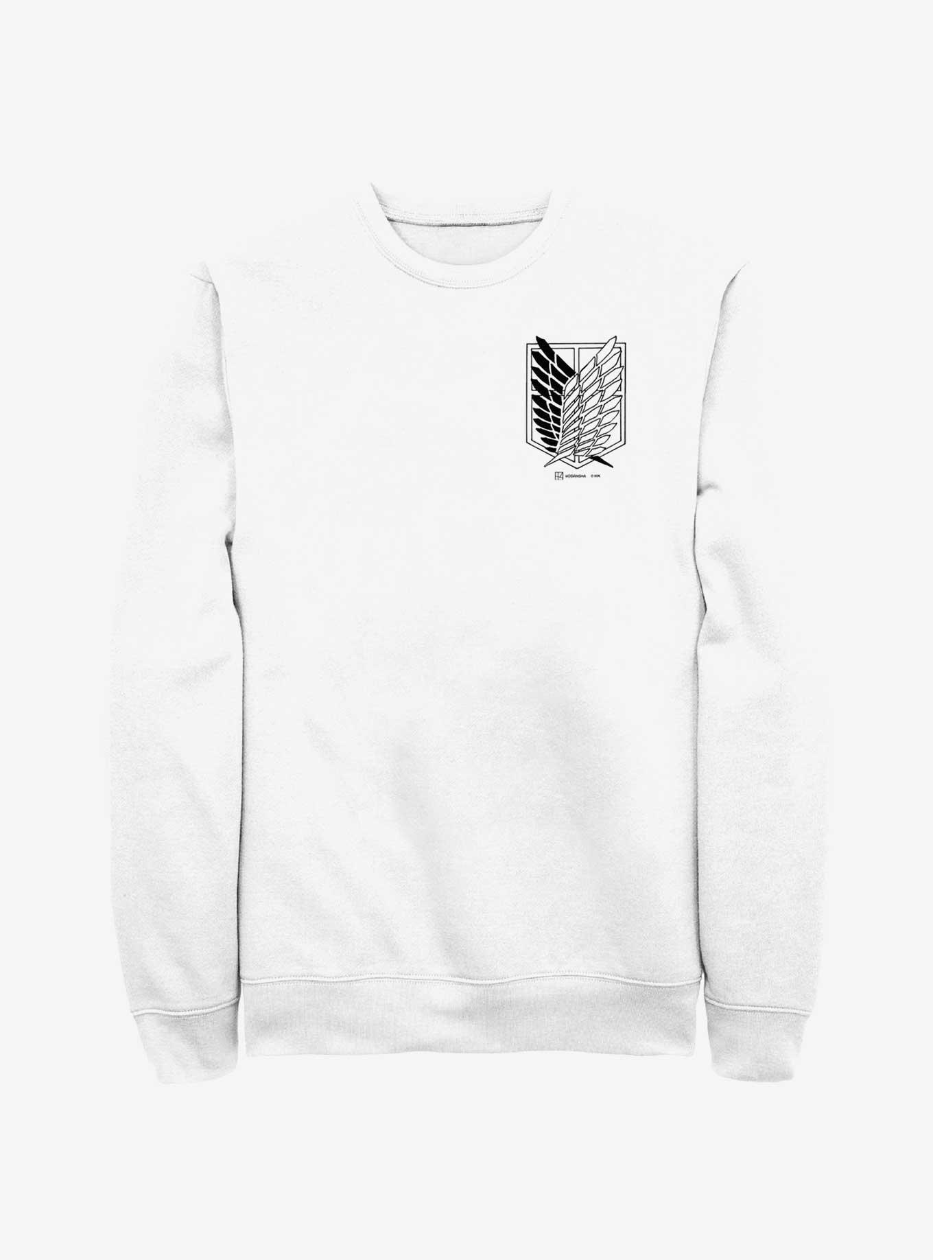 Attack On Titan Corner Scout Regiment Sweatshirt WHITE BoxLunch