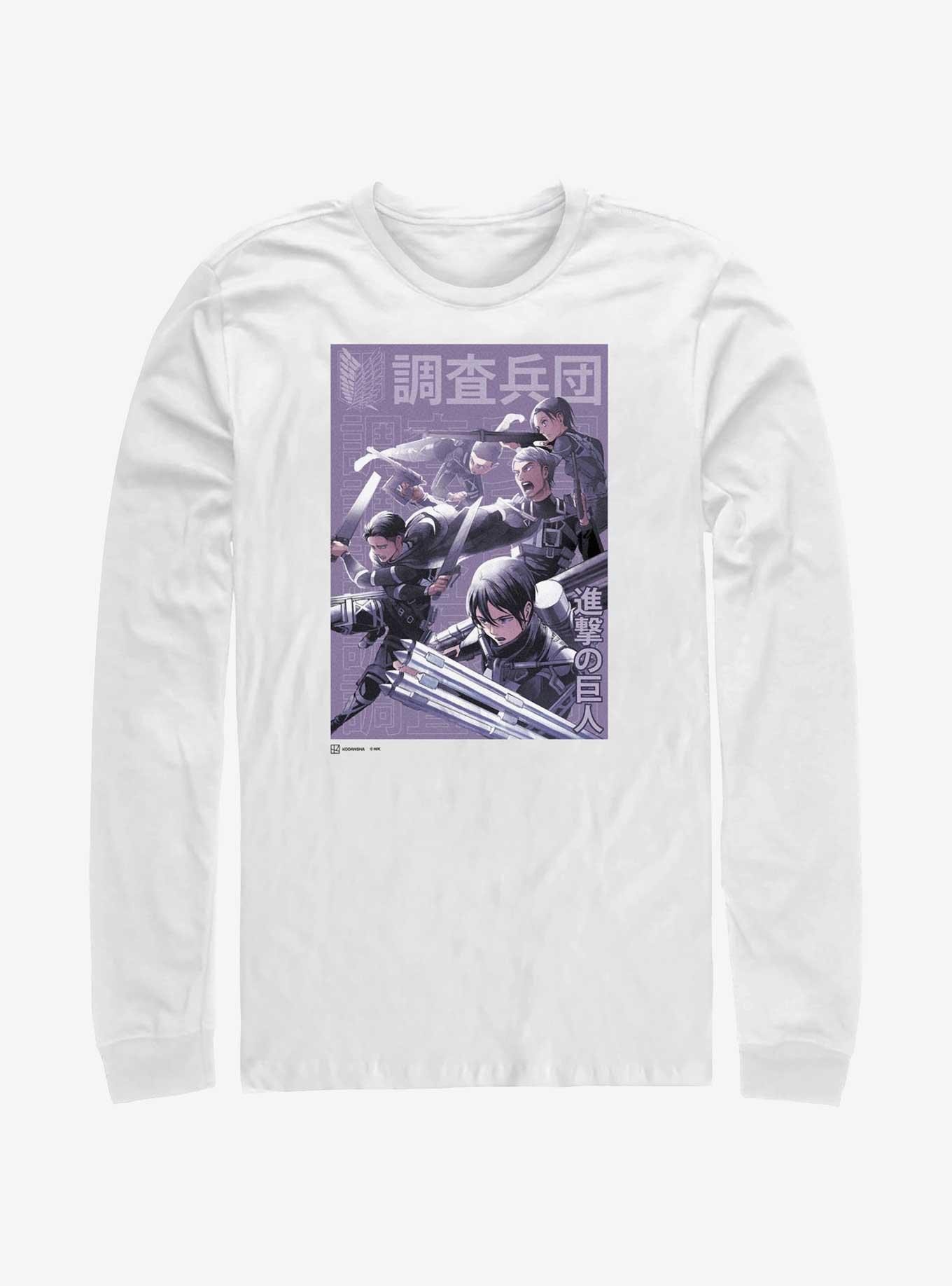 Attack On Titan Scout Regiment Fight Long-Sleeve T-Shirt, , hi-res