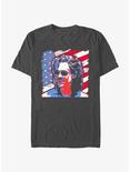 Stranger Things American Pride Billy T-Shirt, CHARCOAL, hi-res