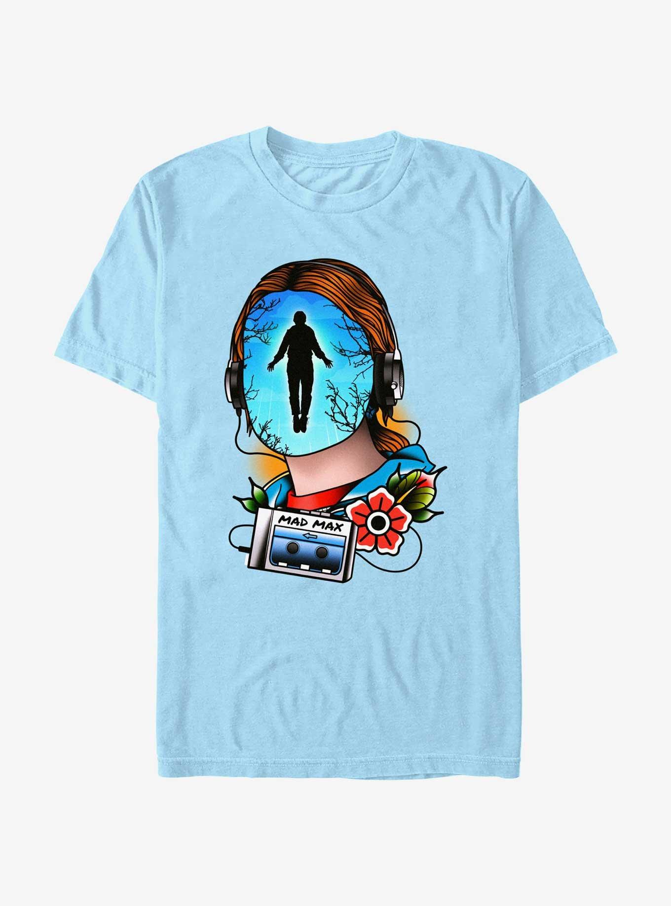 Stranger Things Tattoo Max T-Shirt, LT BLUE, hi-res