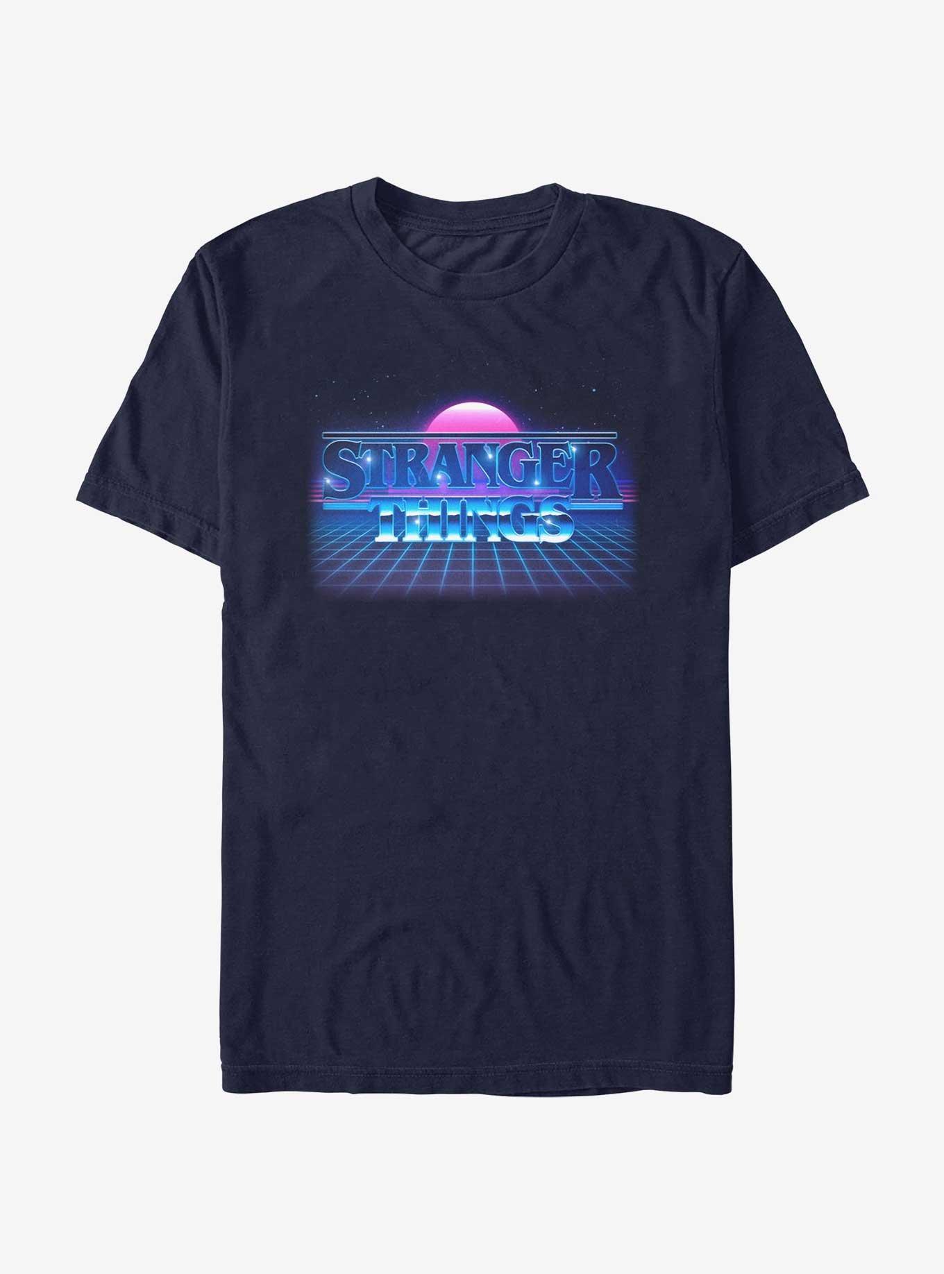 Stranger Things Retro Sun Logo T-Shirt, , hi-res