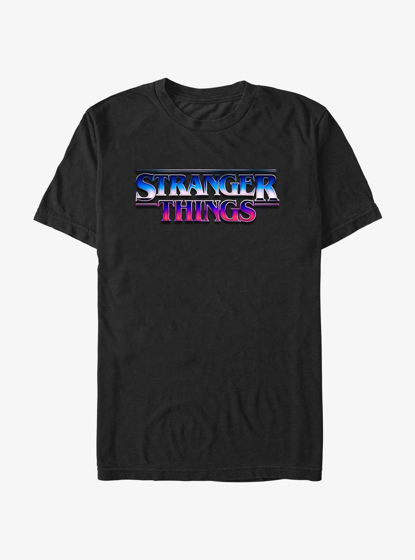 Stranger Things Metallic Logo T-Shirt, , hi-res