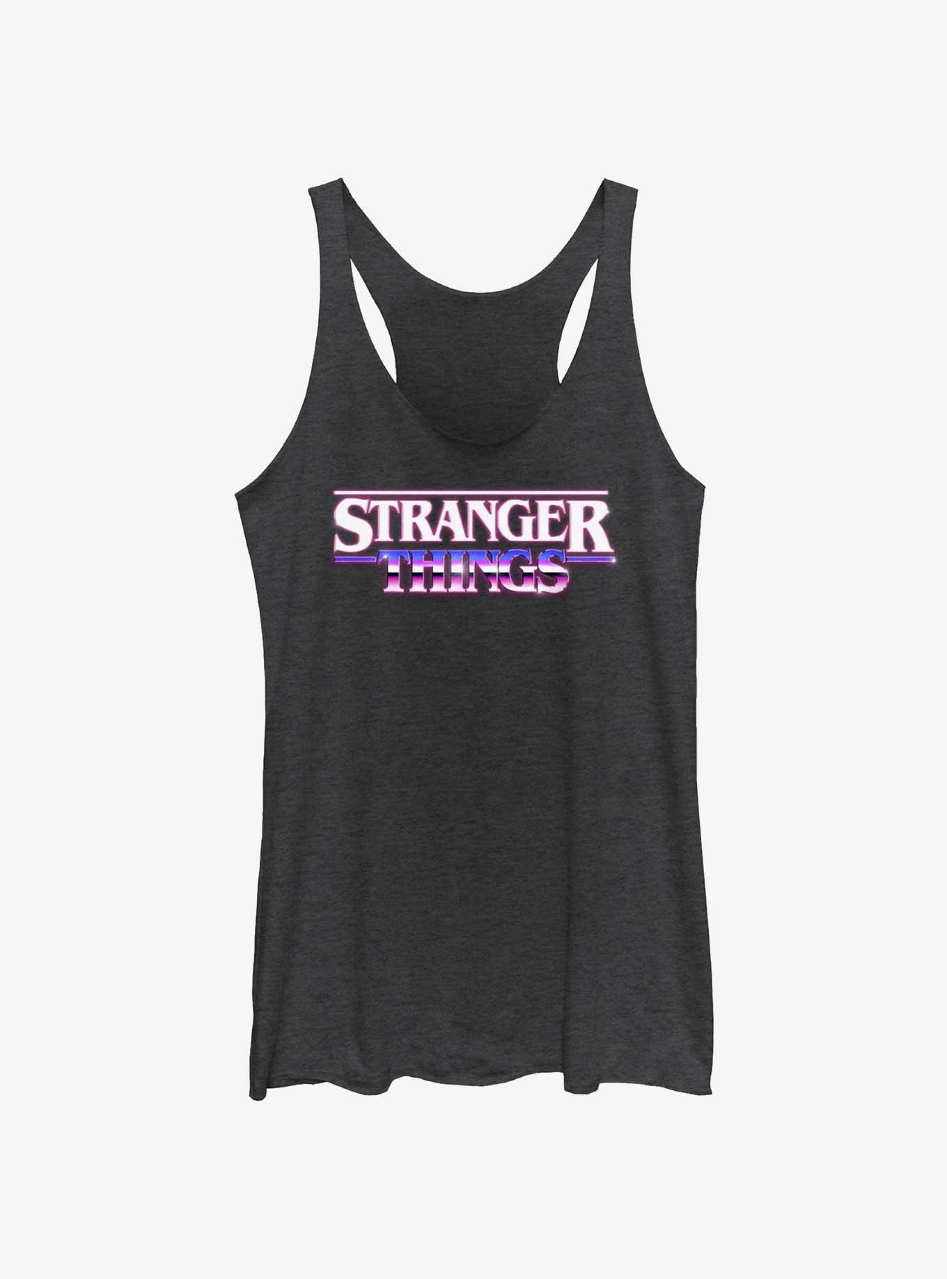 Stranger Things Metallic Logo Girls Tank, , hi-res