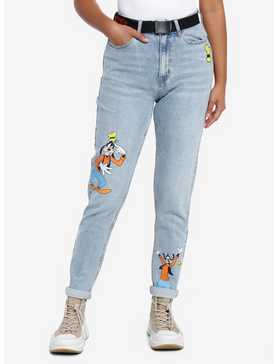Disney Goofy Mom Jeans With Belt, , hi-res
