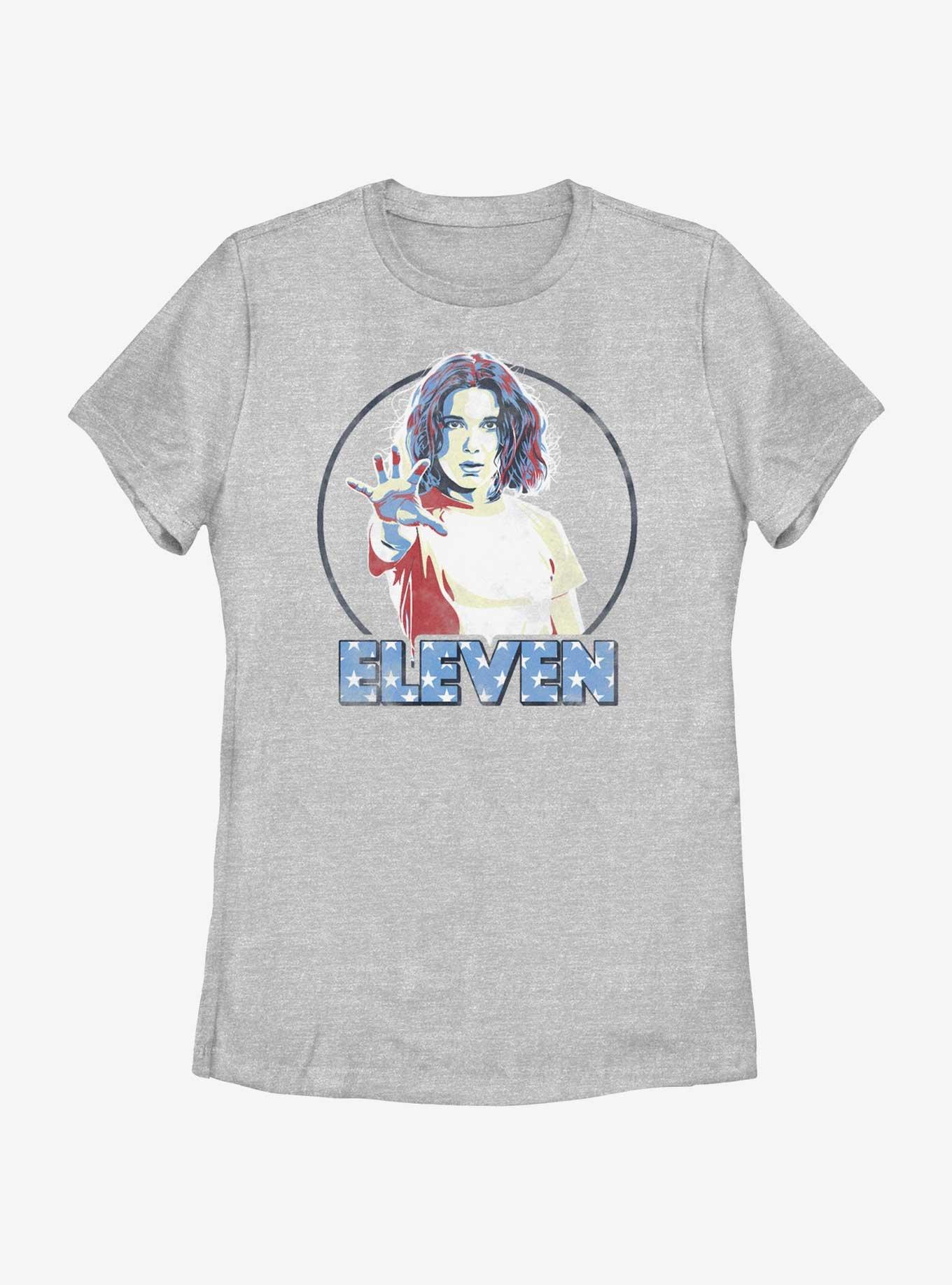 Stranger Things Tonal Eleven Womens T-Shirt, ATH HTR, hi-res