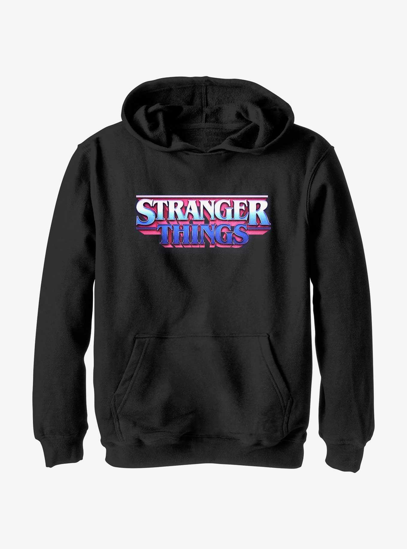 Stranger Things Retro Logo Youth Hoodie, , hi-res