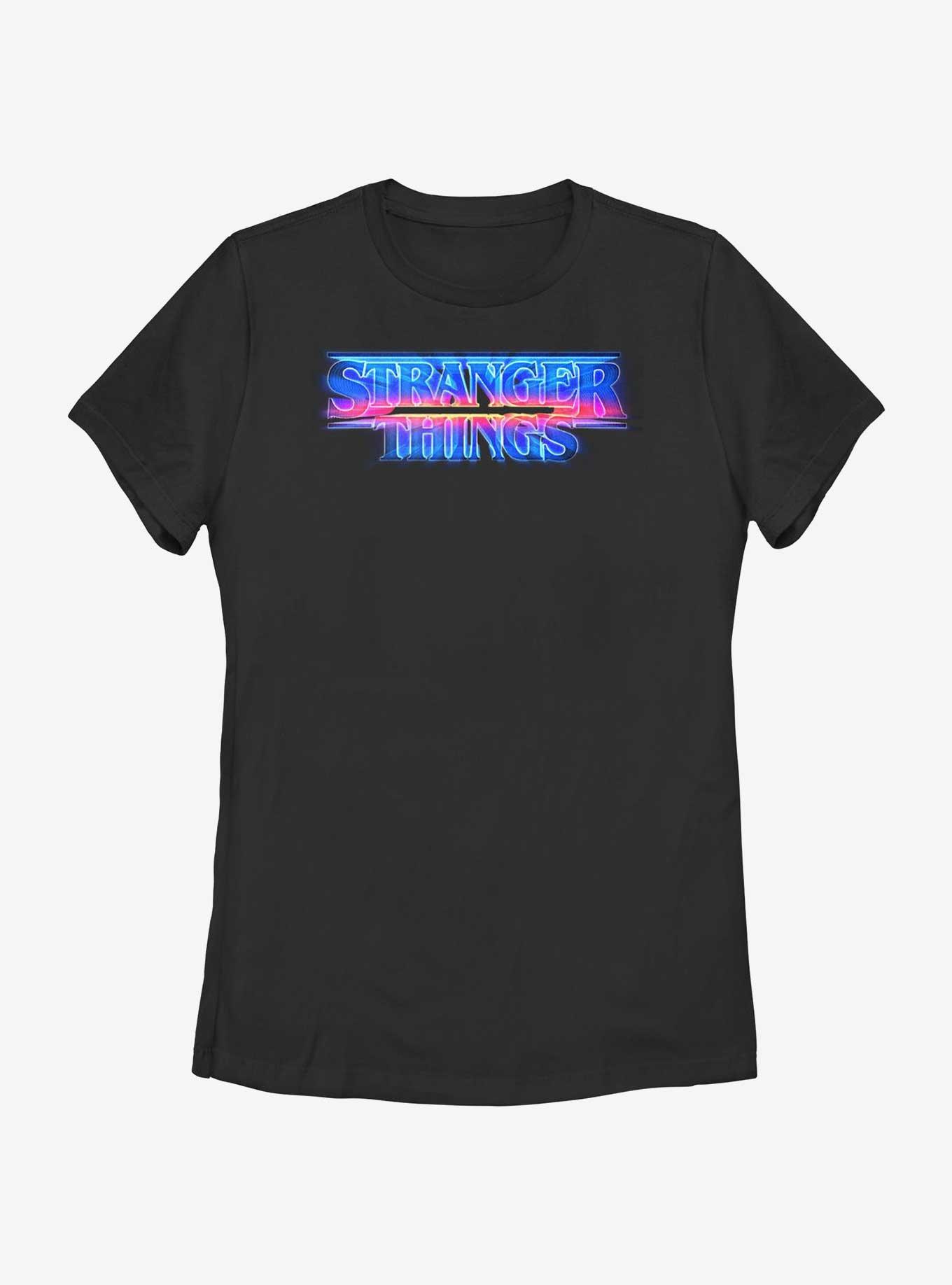 Stranger Things Retro Logo Womens T-Shirt, , hi-res