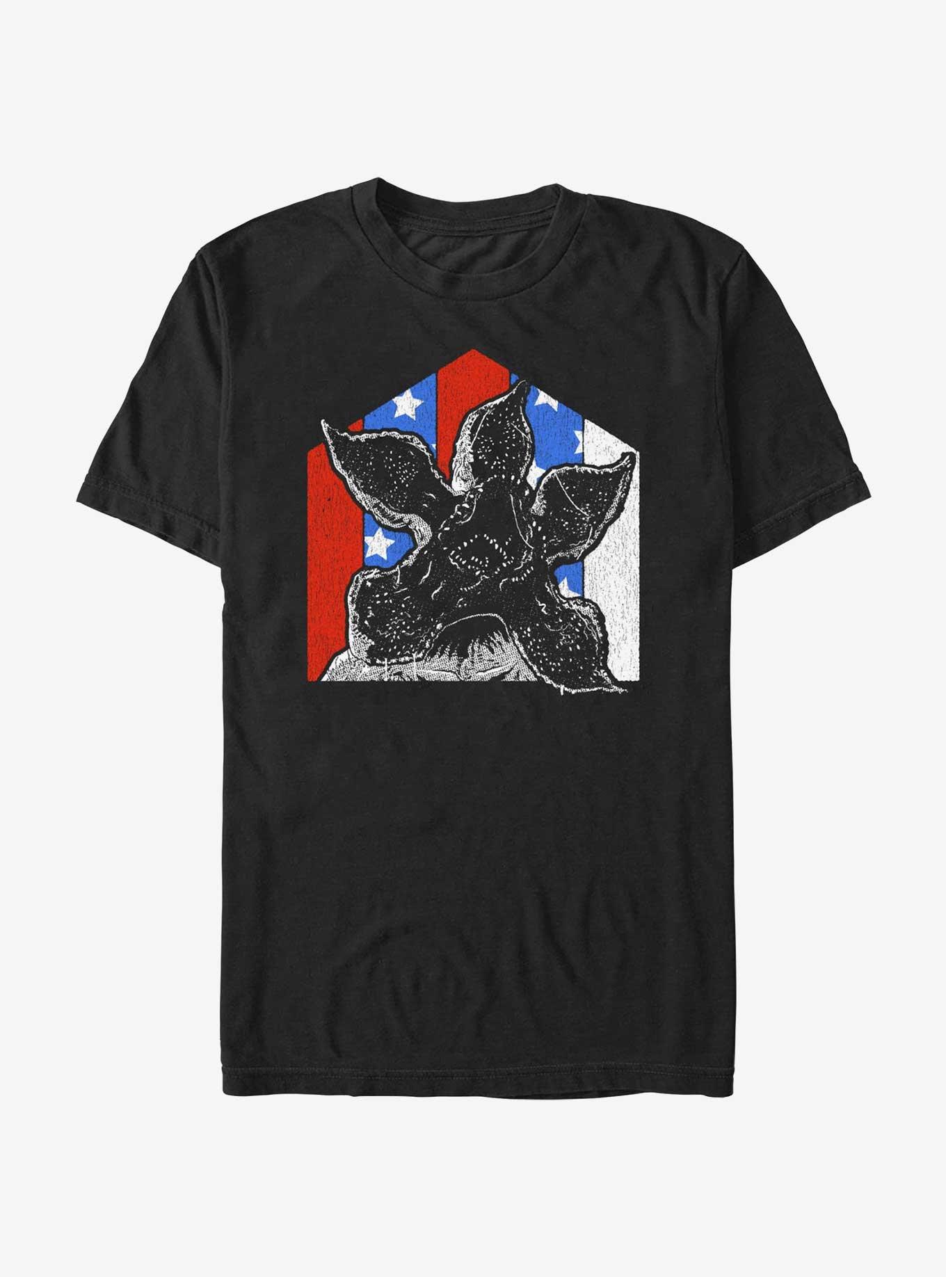 Stranger Things Demogorgon Badge T-Shirt, BLACK, hi-res