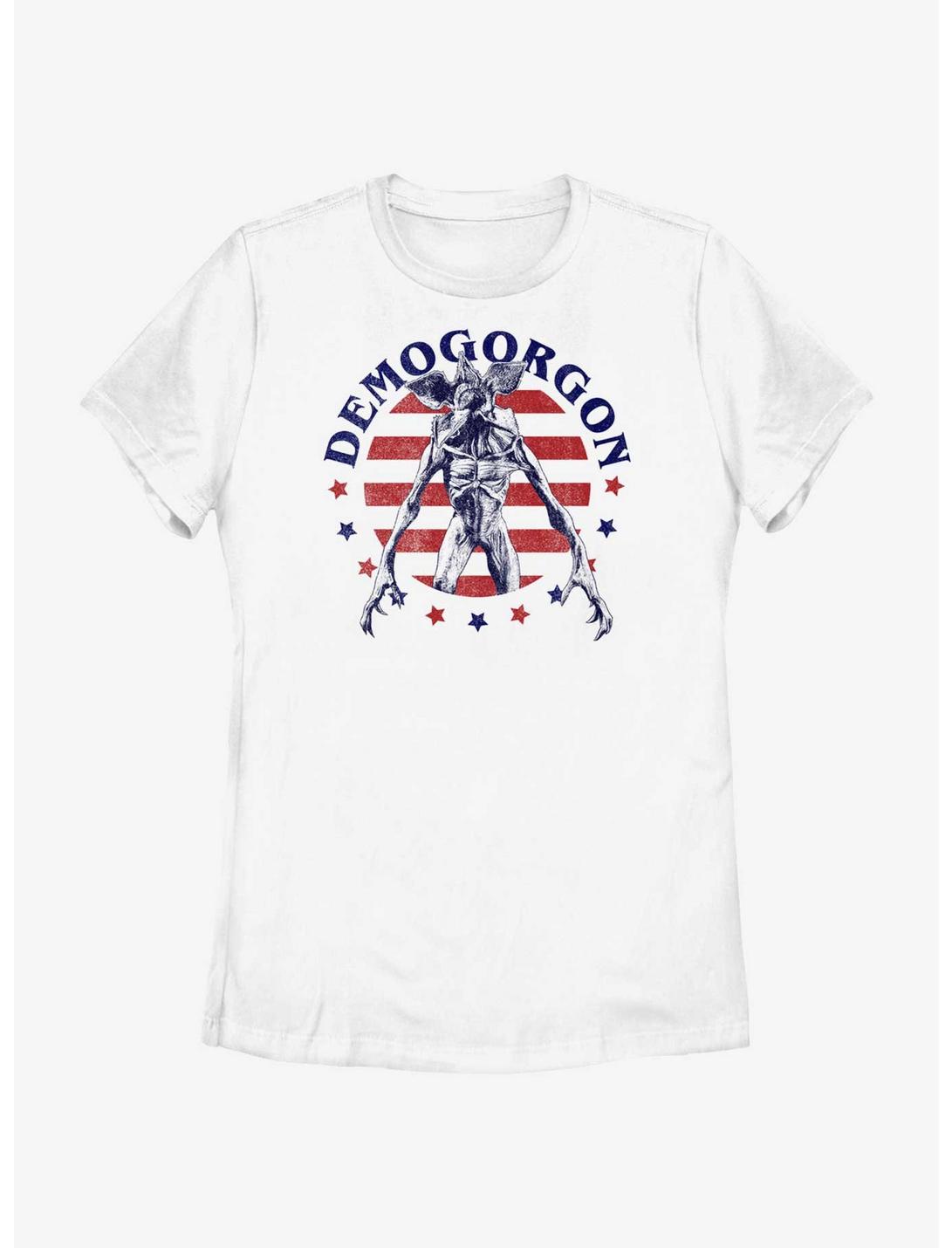 Stranger Things American Demogorgon Womens T-Shirt, WHITE, hi-res