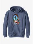 Stranger Things Tattoo Max Youth Hoodie, NAVY HTR, hi-res