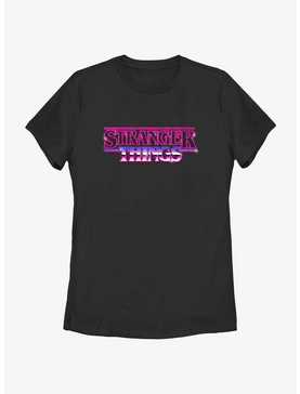 Stranger Things Logo Retro Womens T-Shirt, , hi-res