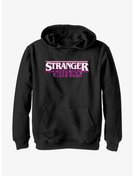 Stranger Things Logo Retro Youth Hoodie, , hi-res