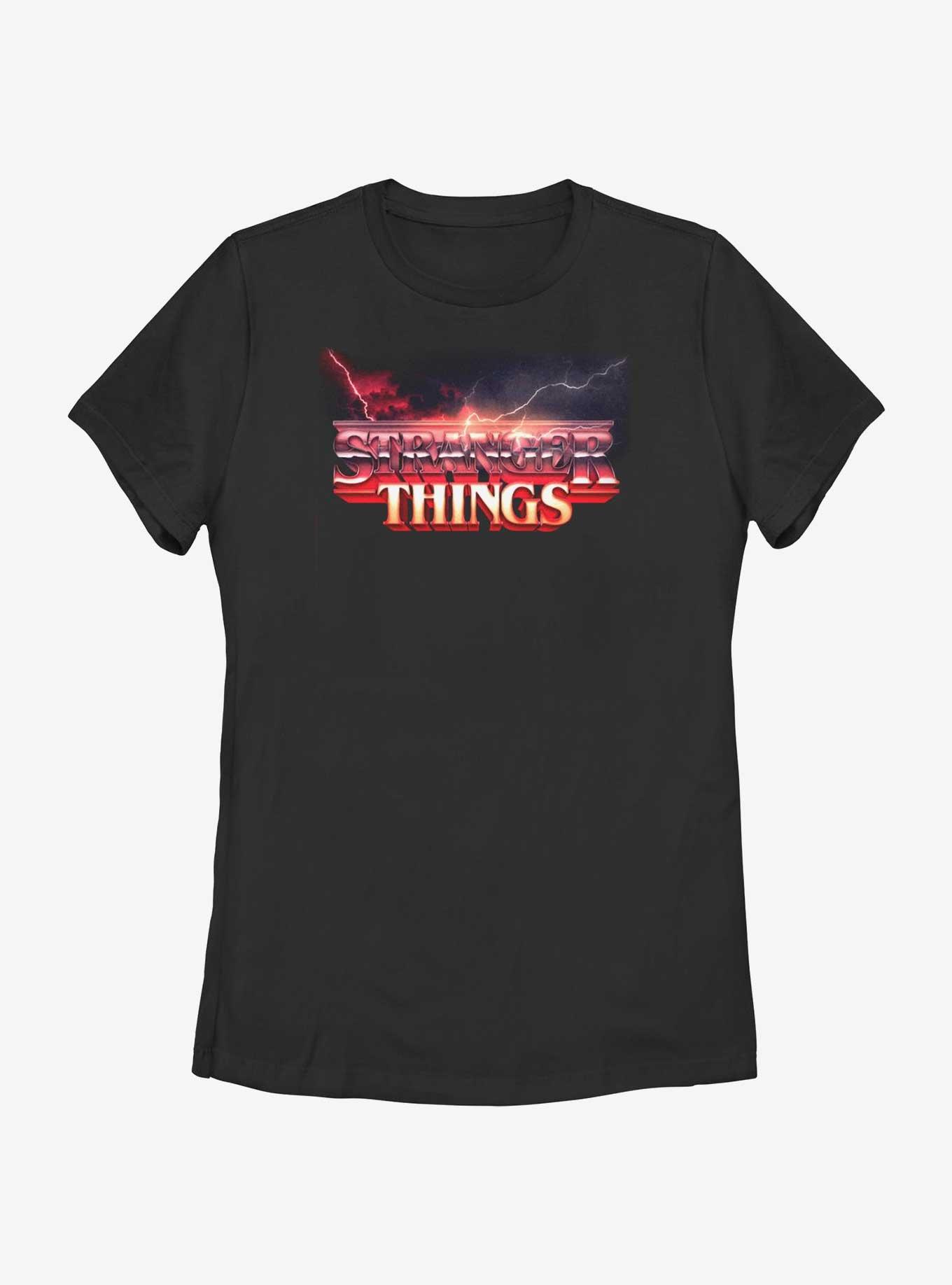 Stranger Things Storm Logo Womens T-Shirt, , hi-res