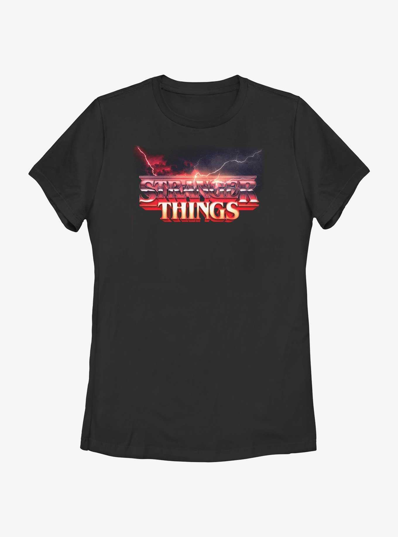 Stranger Things Storm Logo Womens T-Shirt, , hi-res