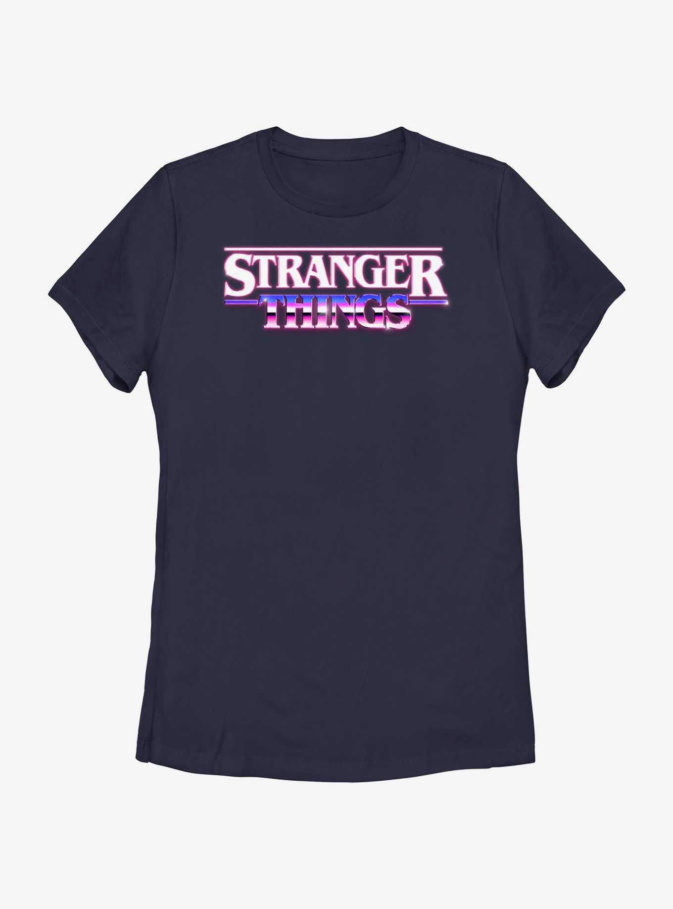 Stranger Things Metallic Logo Womens T-Shirt, , hi-res