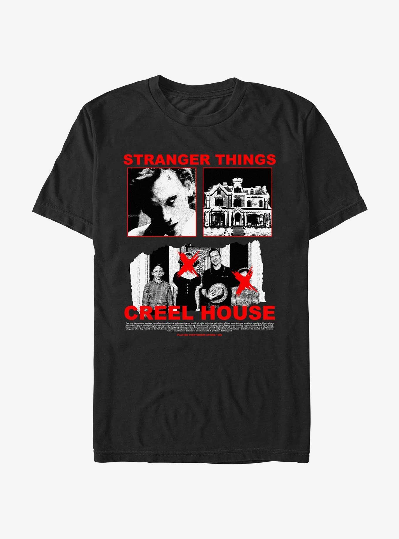 Stranger Things Creel House T-Shirt, BLACK, hi-res