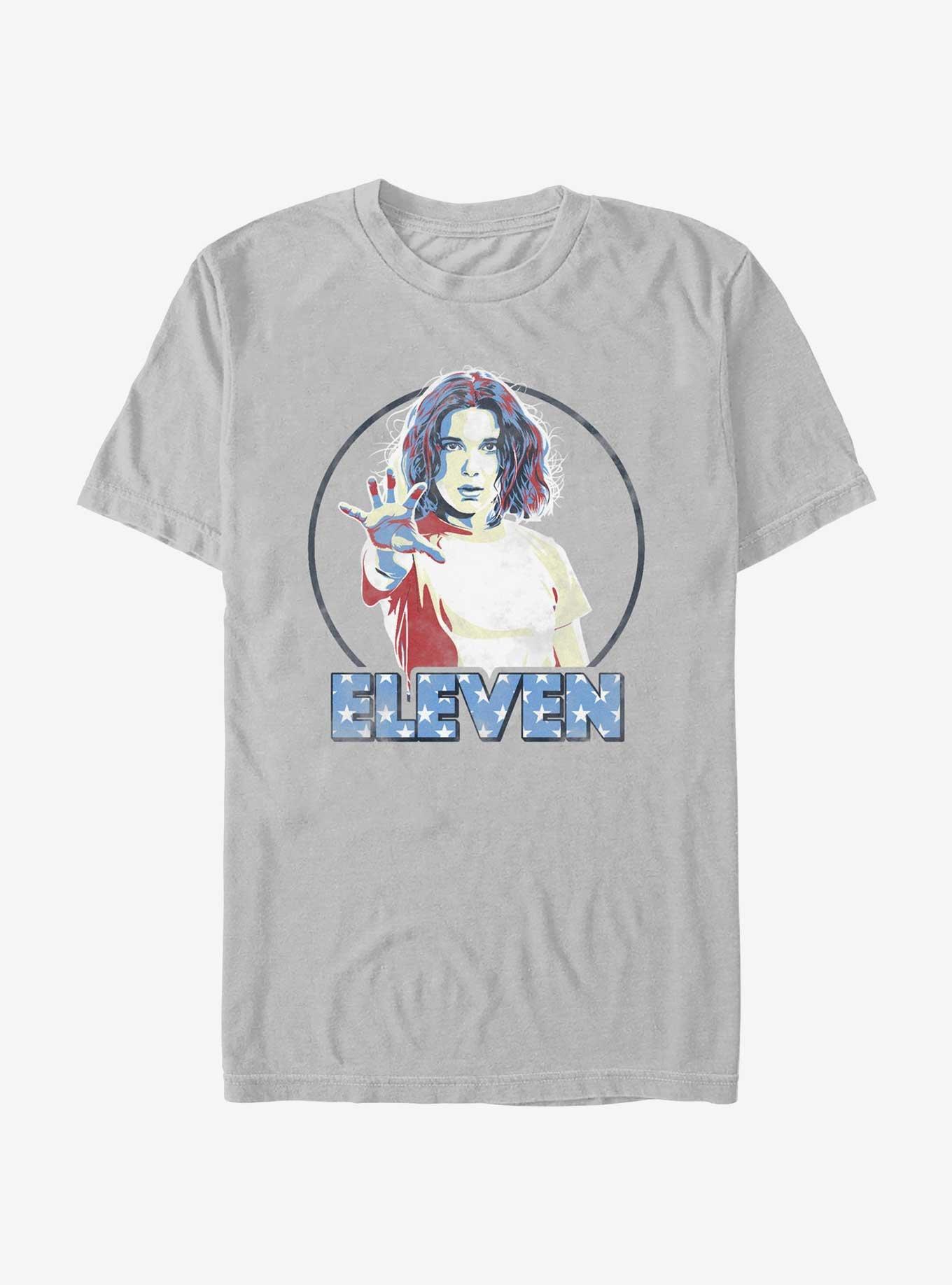 Stranger Things Tonal Eleven T-Shirt, SILVER, hi-res