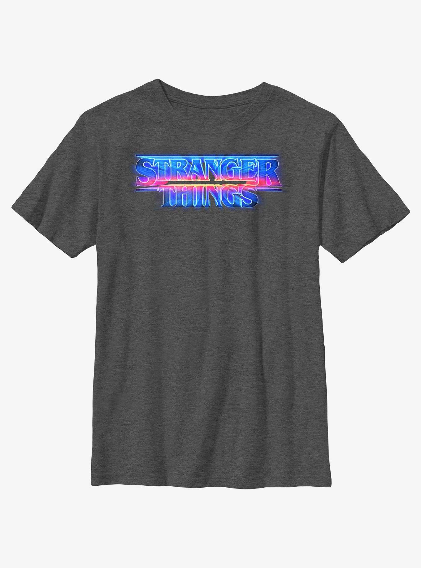 Stranger Things Retro Logo Youth T-Shirt, , hi-res