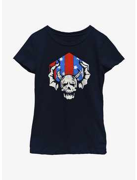 Stranger Things Hellfire Americana Youth Girls T-Shirt, , hi-res