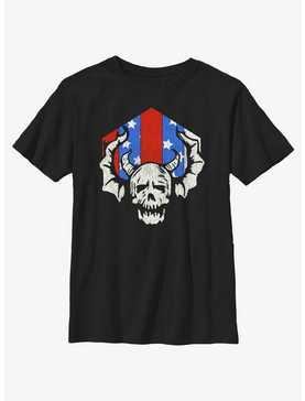 Stranger Things Hellfire Americana Youth T-Shirt, , hi-res