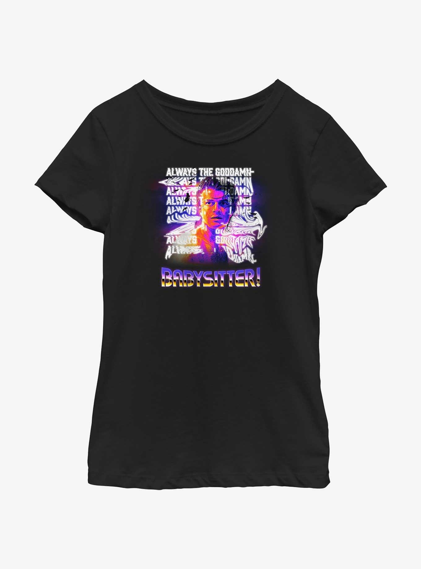 Stranger Things Babysitter Steve Retro Youth Girls T-Shirt, , hi-res