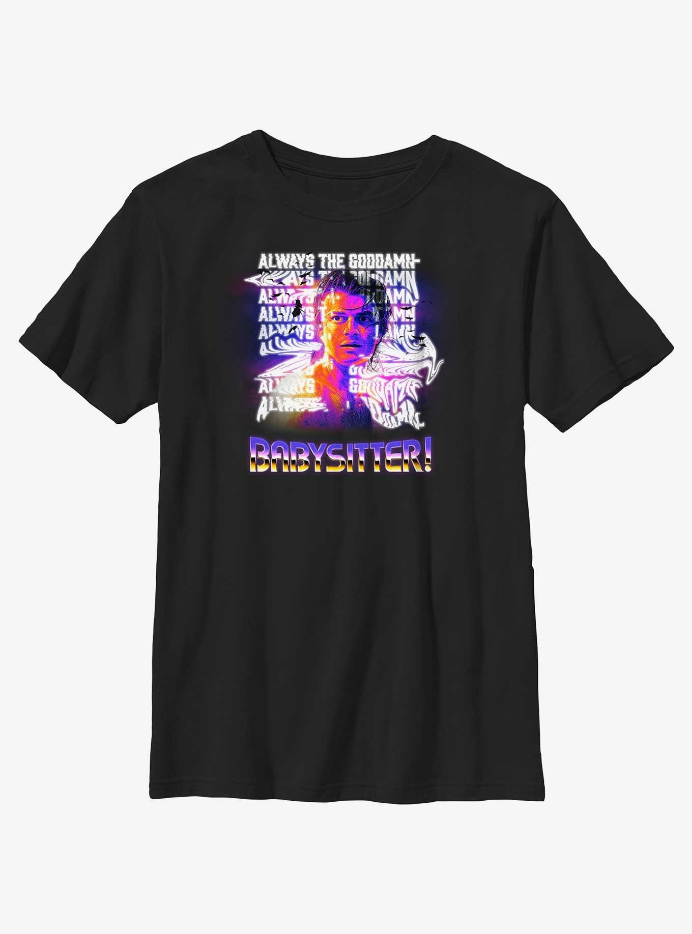 Stranger Things Babysitter Steve Retro Youth T-Shirt, , hi-res