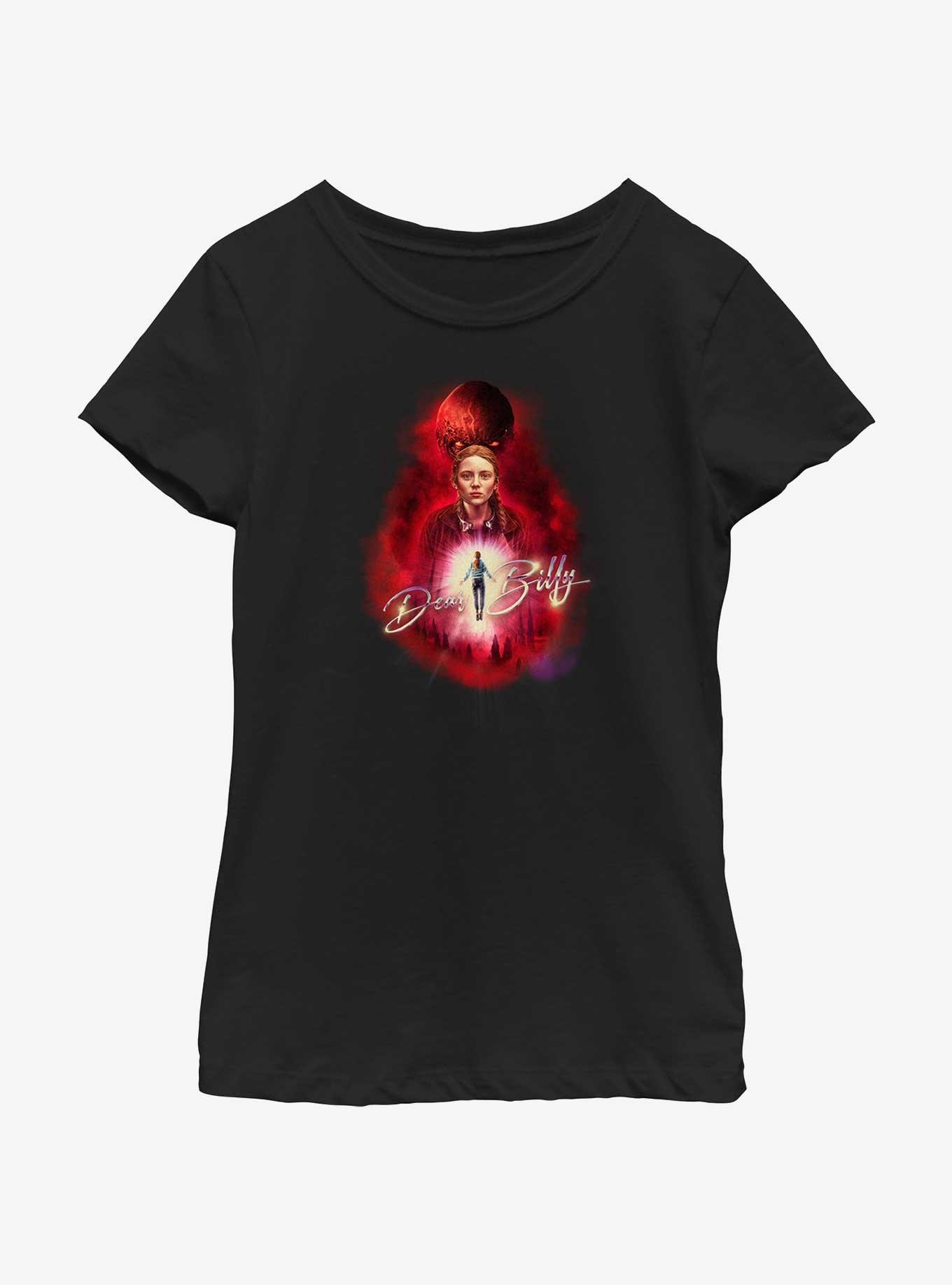 Stranger Things Max Dear Billy Youth Girls T-Shirt, , hi-res