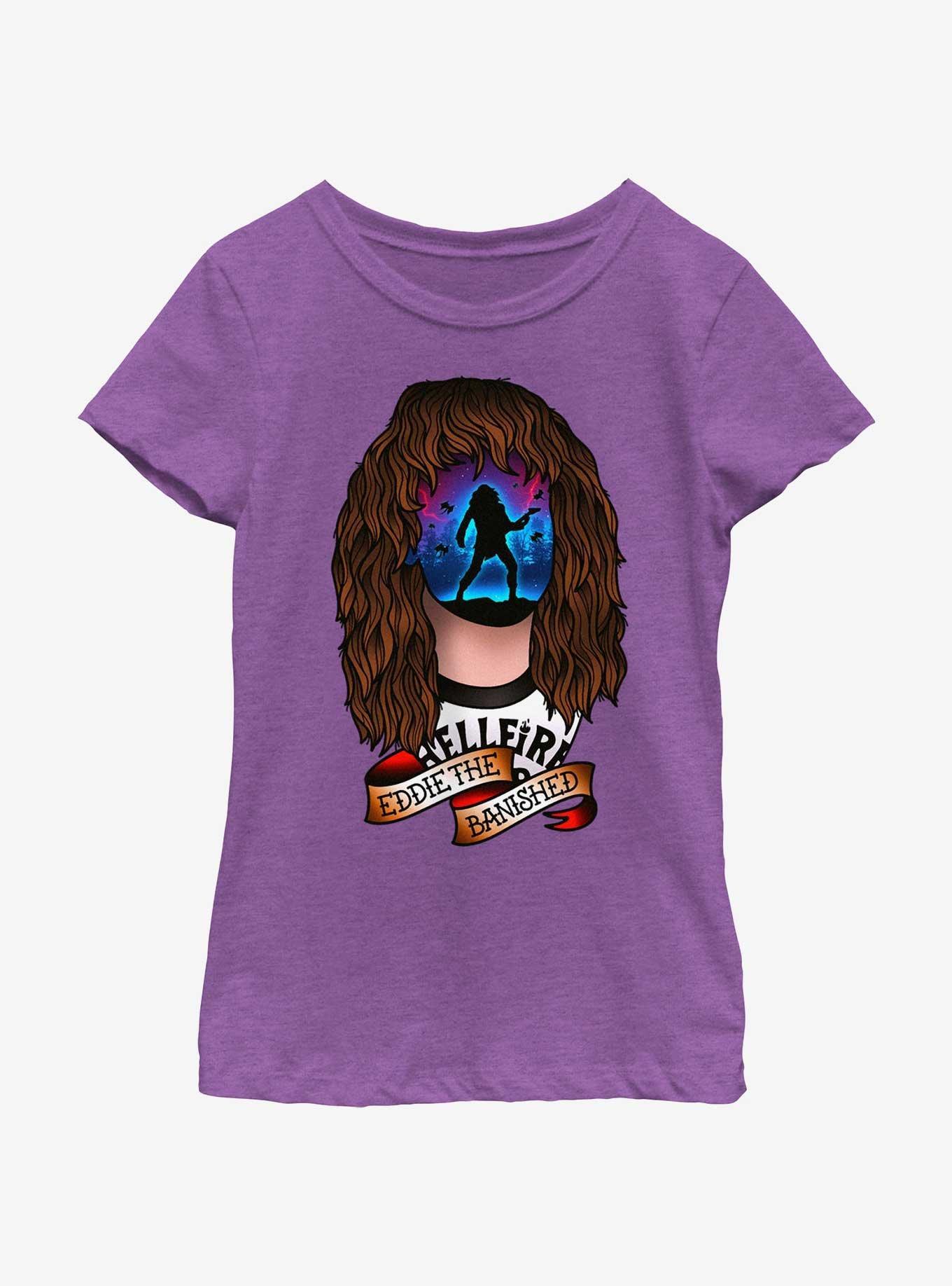 Stranger Things Tattoo Eddie Youth Girls T-Shirt, , hi-res