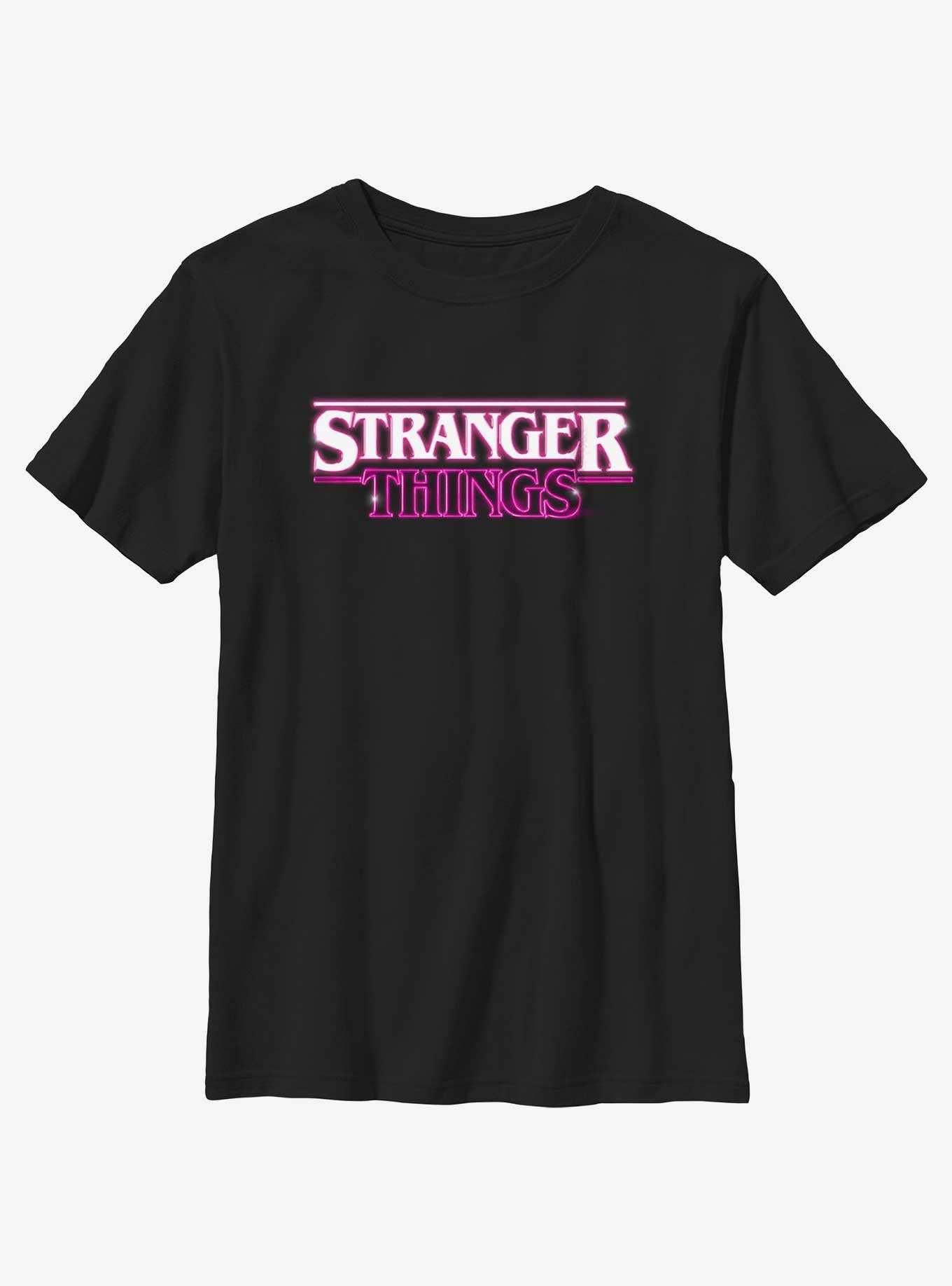 Stranger Things Logo Retro Youth T-Shirt, , hi-res