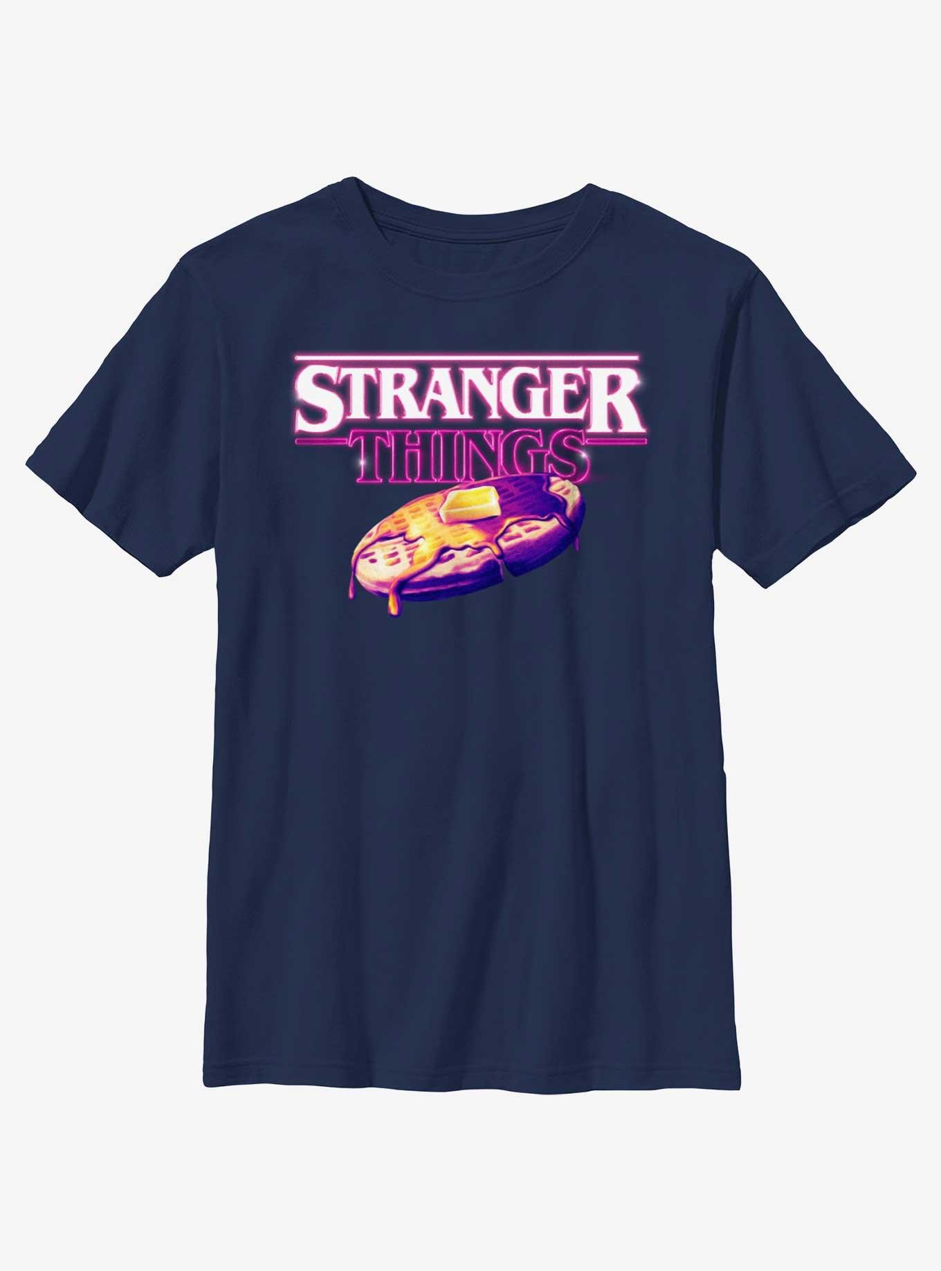 Stranger Things Retro Waffle Logo Youth T-Shirt, , hi-res
