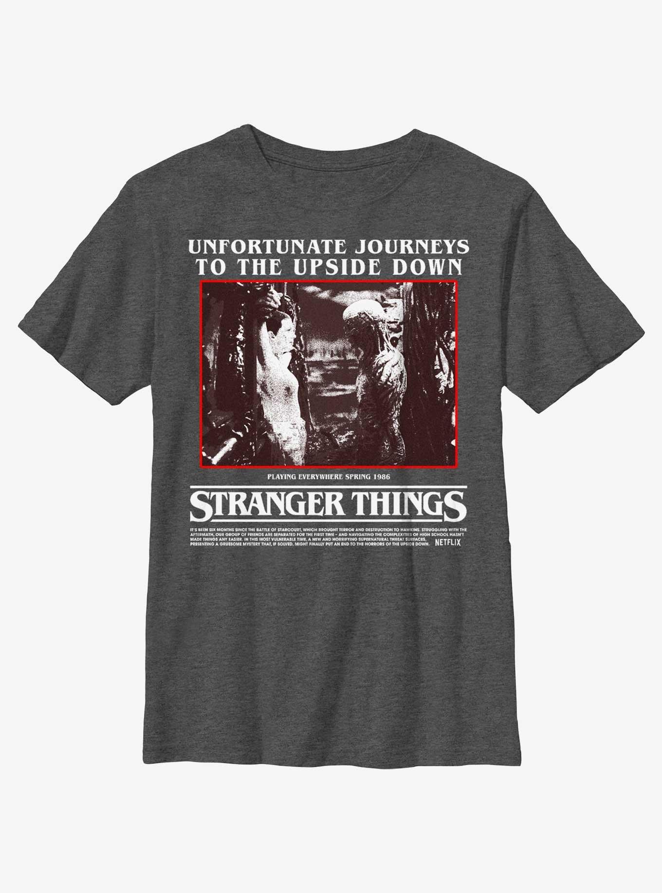 Stranger Things Unfortunate Journey Youth T-Shirt, , hi-res