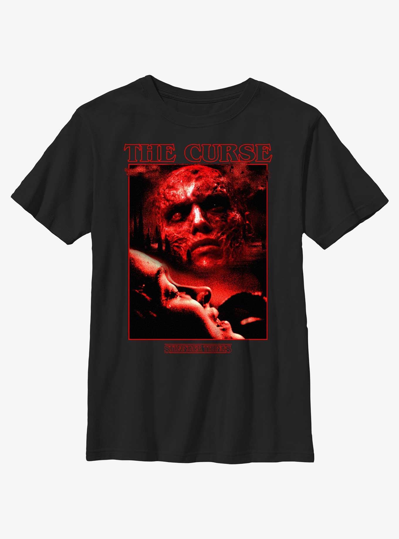 Stranger Things The Curse Youth T-Shirt, BLACK, hi-res