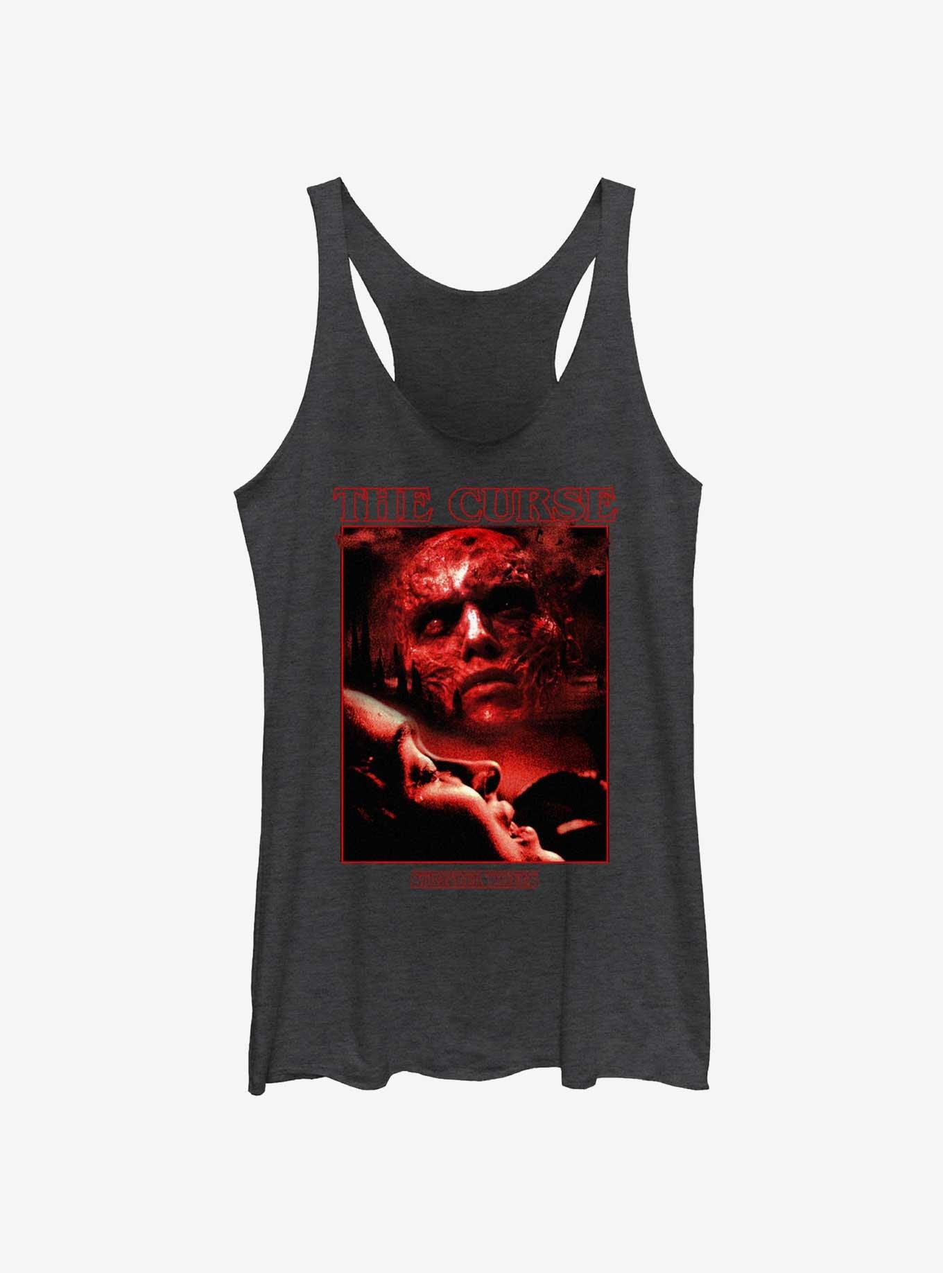 Stranger Things The Curse Womens Tank Top, BLK HTR, hi-res