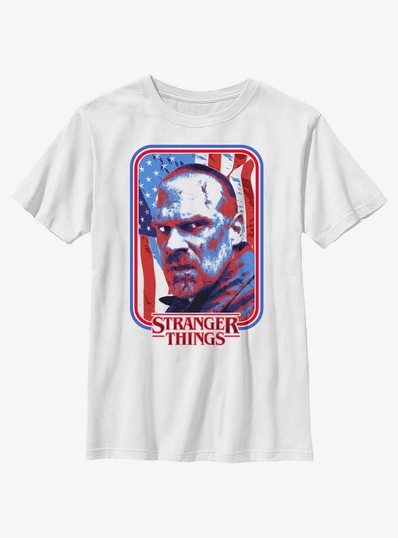 Stranger Things Hopper American In Russia Youth T-Shirt, , hi-res