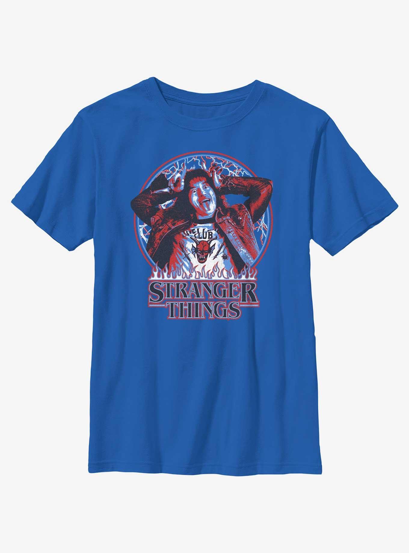 Stranger Things Eddie Munson Hellfire Allegiance Youth T-Shirt, , hi-res